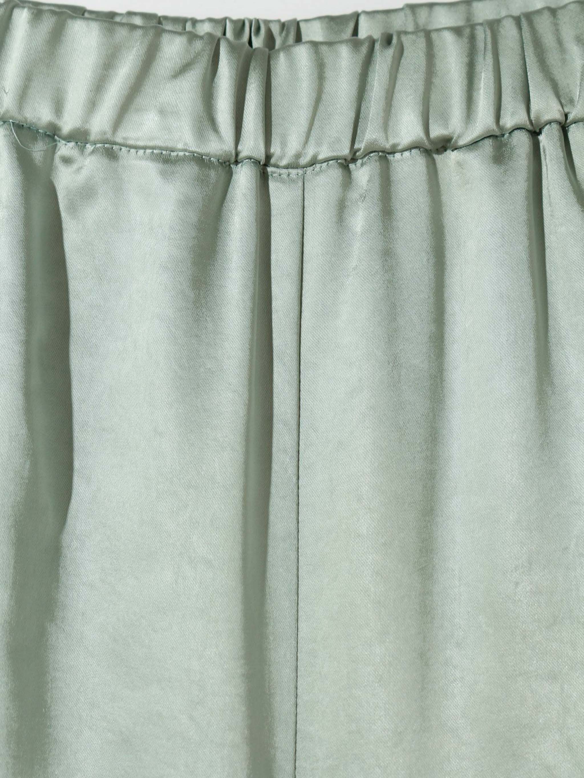 センタープレスサテンイージーパンツ(3-1048)