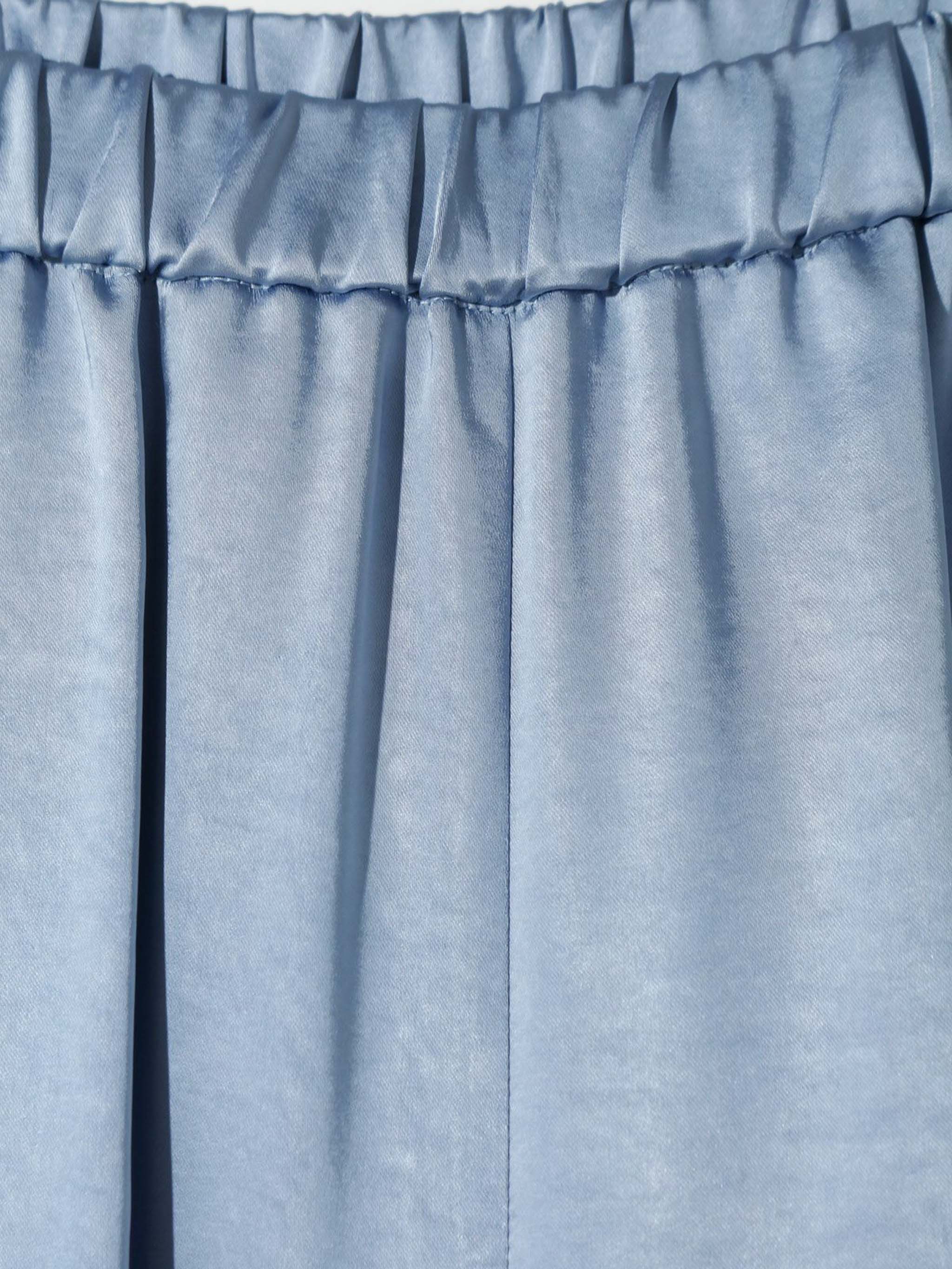 センタープレスサテンイージーパンツ(3-1048)