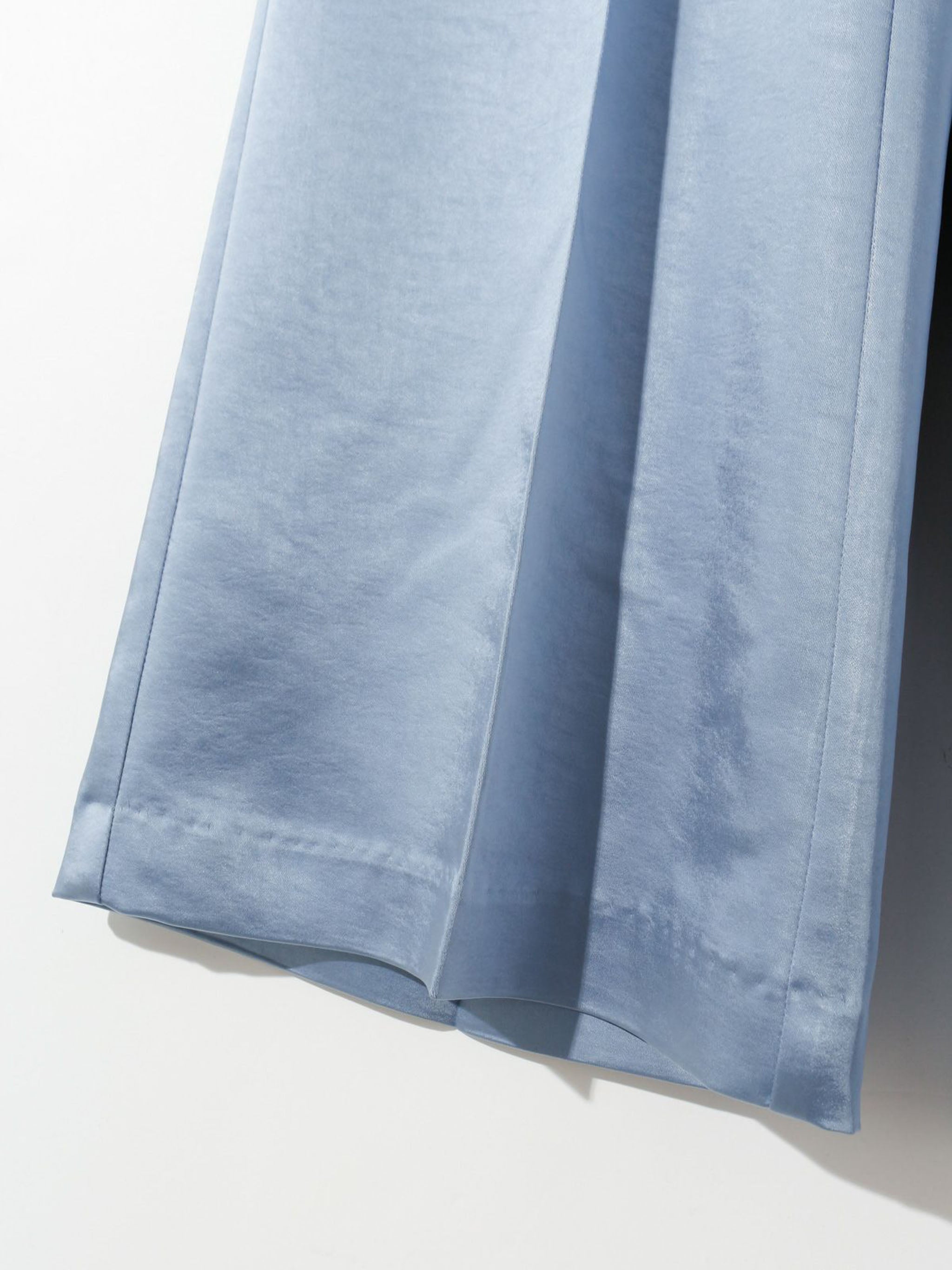 センタープレスサテンイージーパンツ(3-1048)