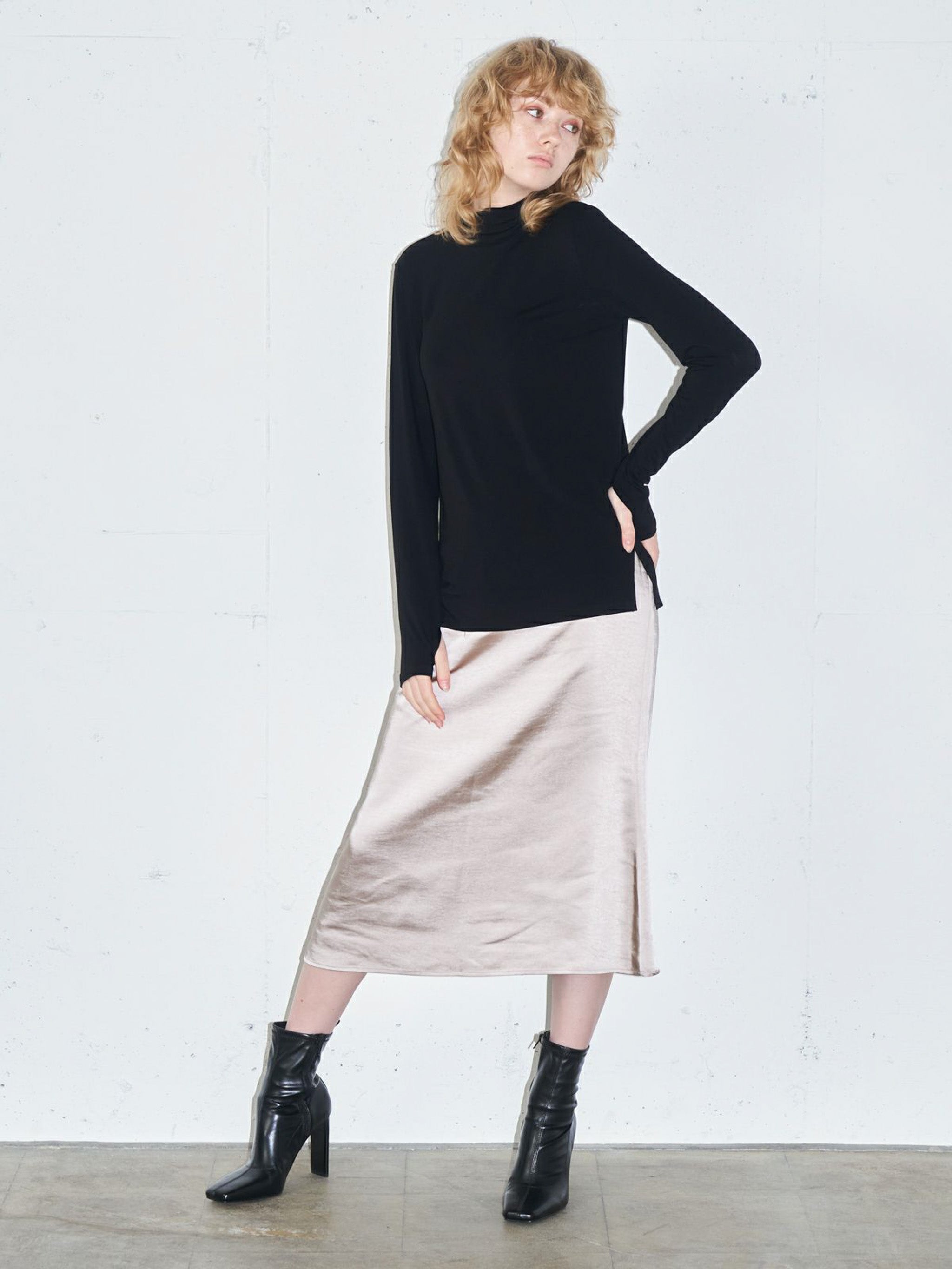 マーメイドミドル丈スカート(3-1049)