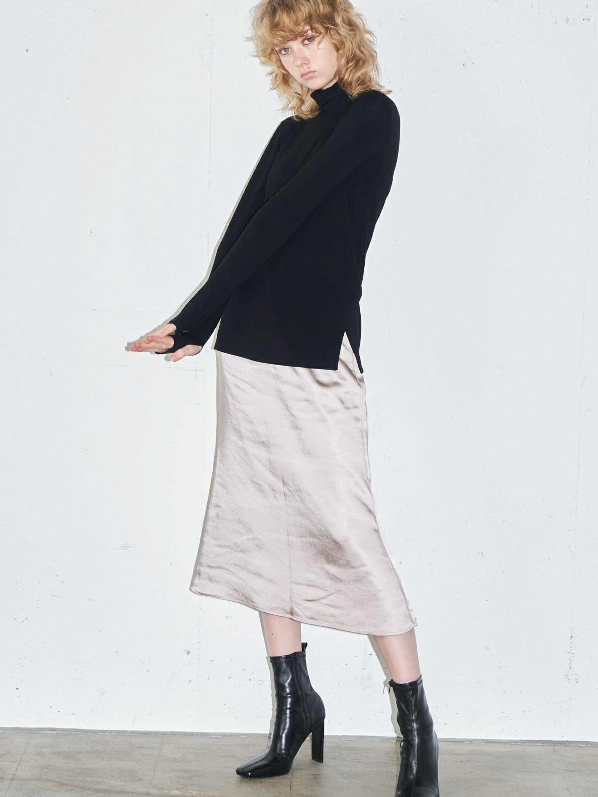 マーメイドミドル丈スカート(3-1049)