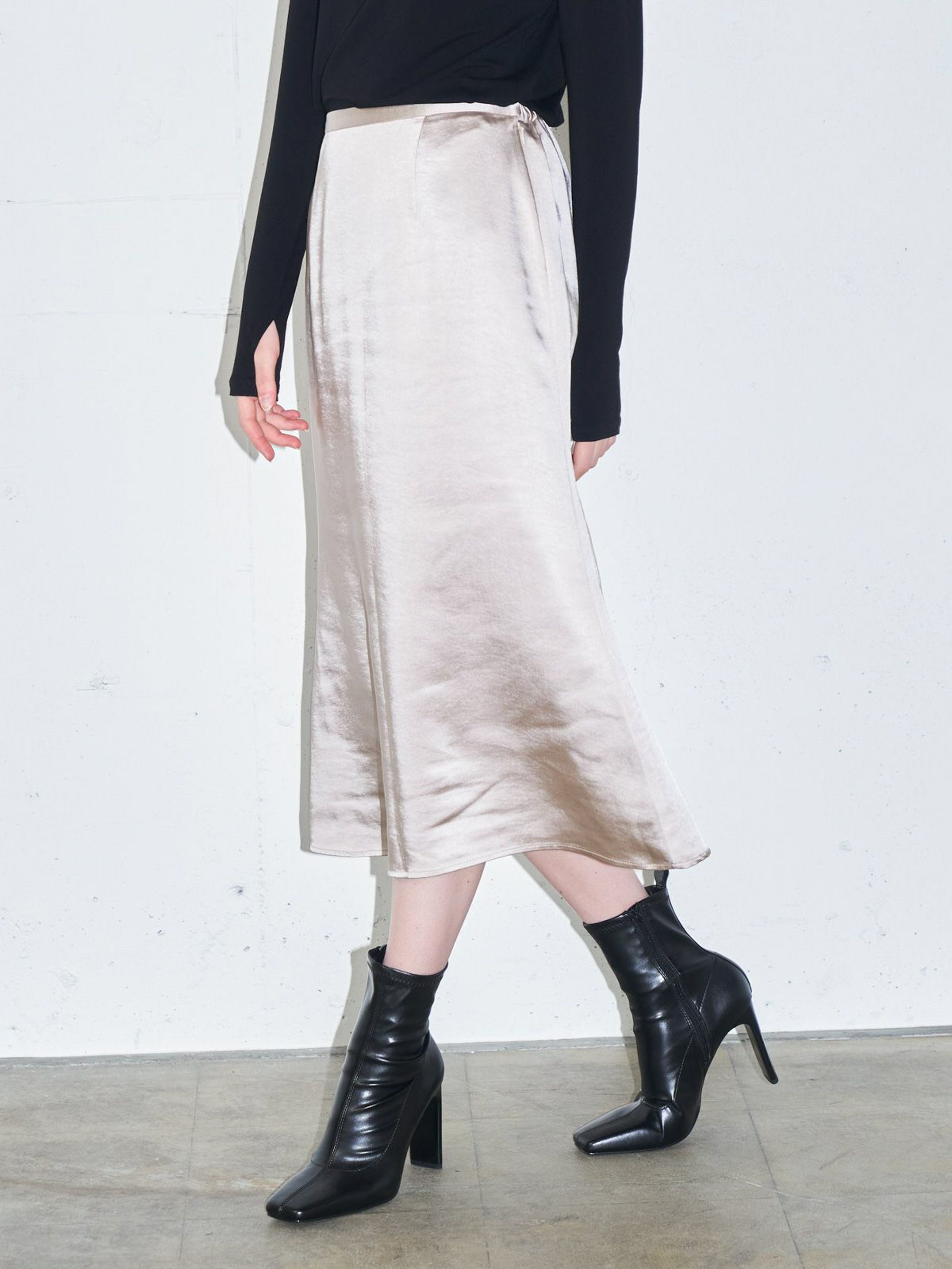 マーメイドミドル丈スカート(3-1049)