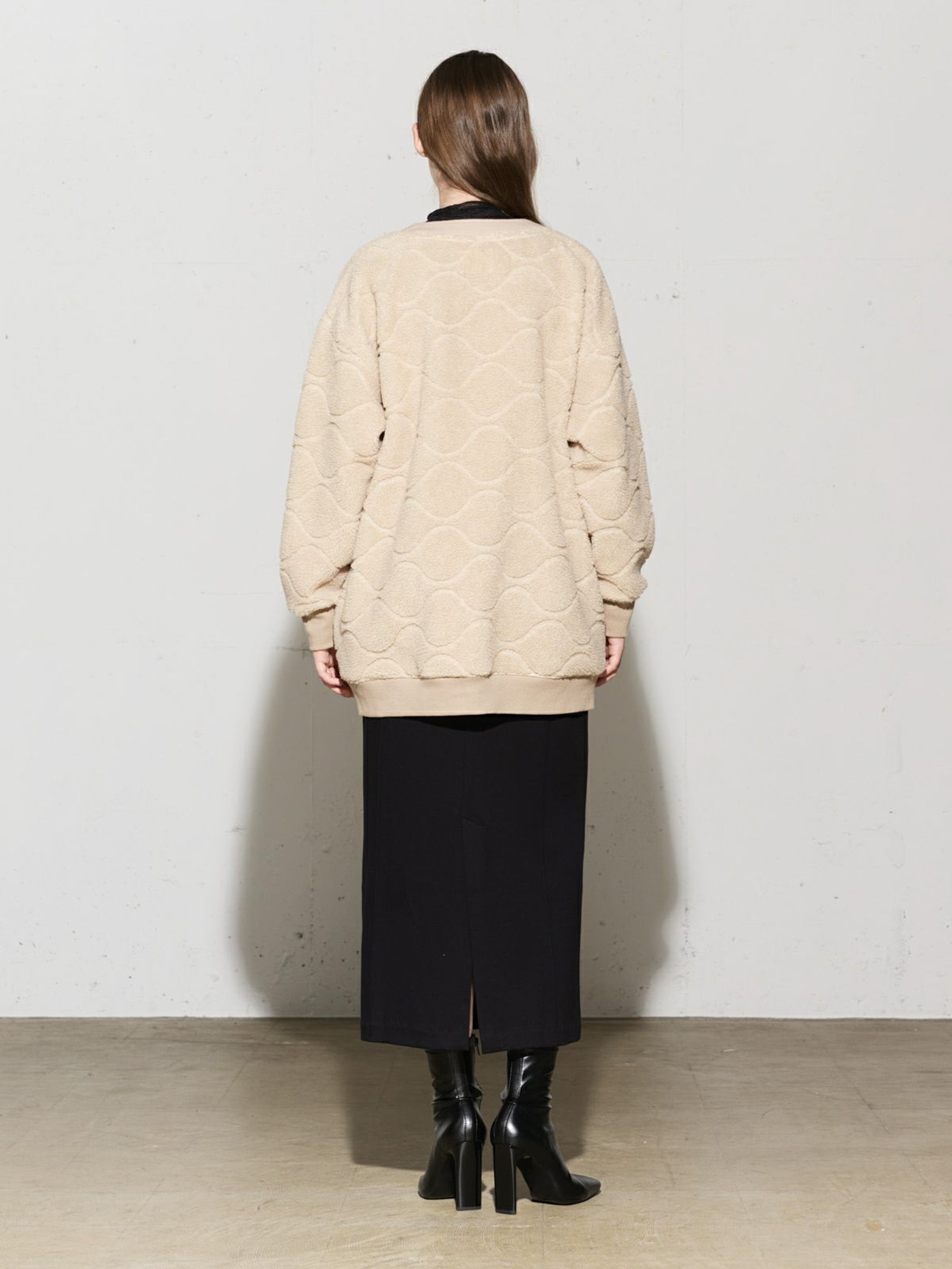 ピンタックロングタイトスカート