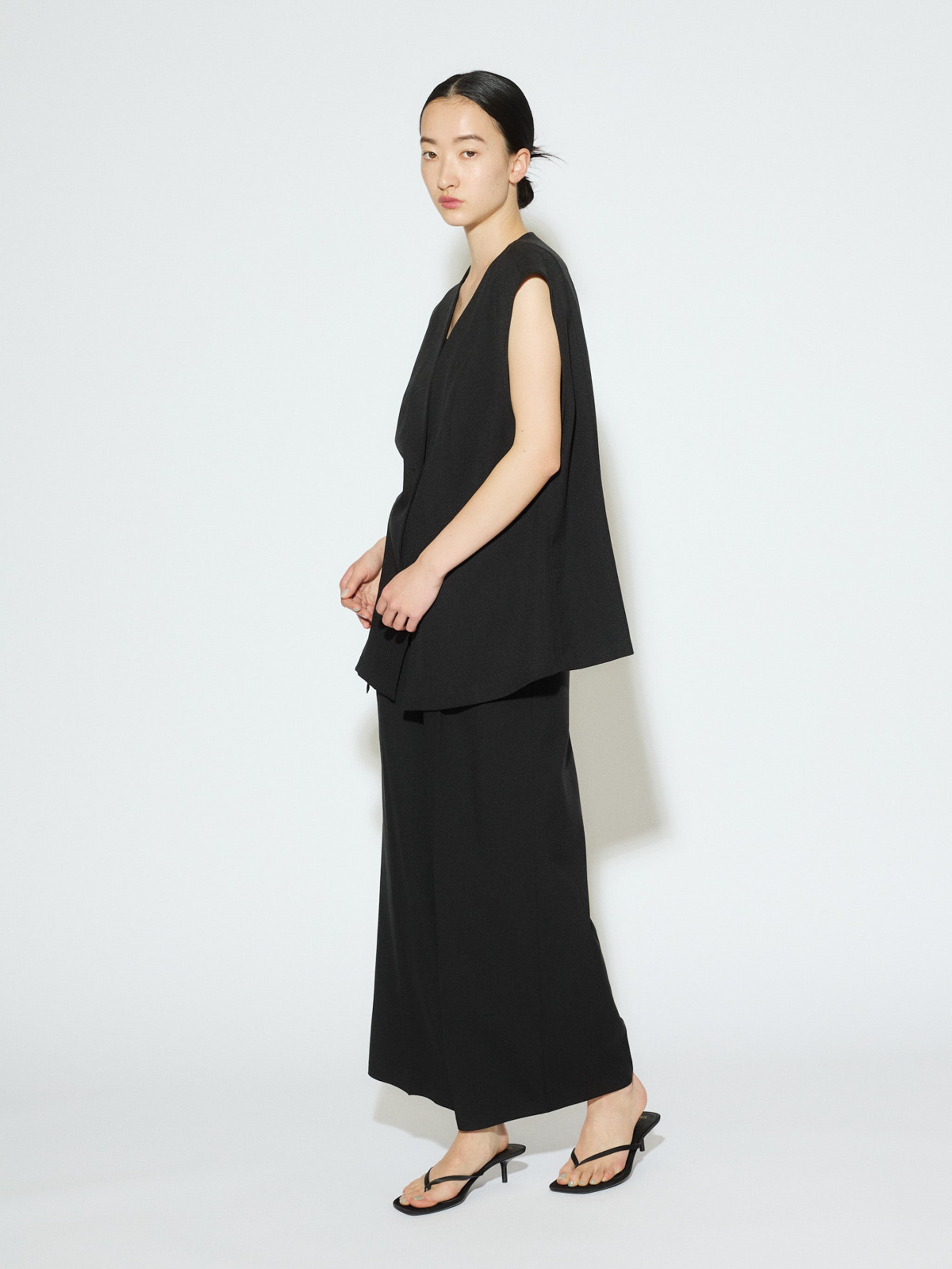 straight wide pants