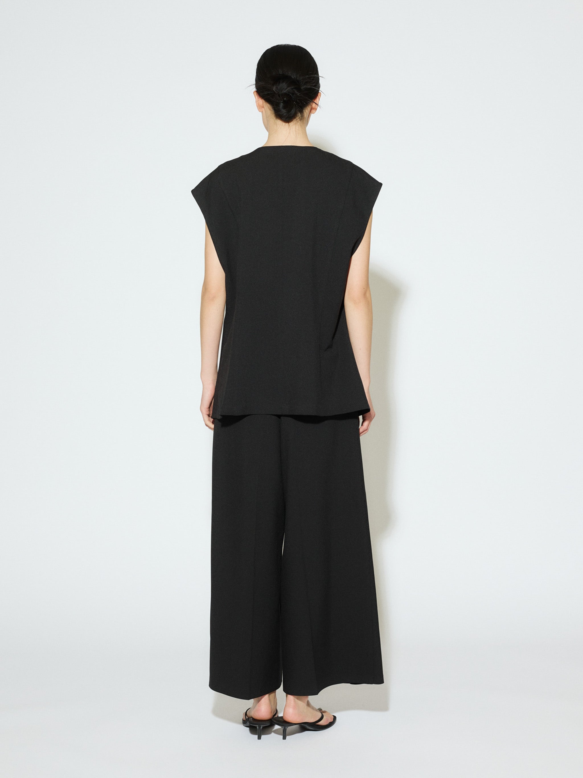 straight wide pants
