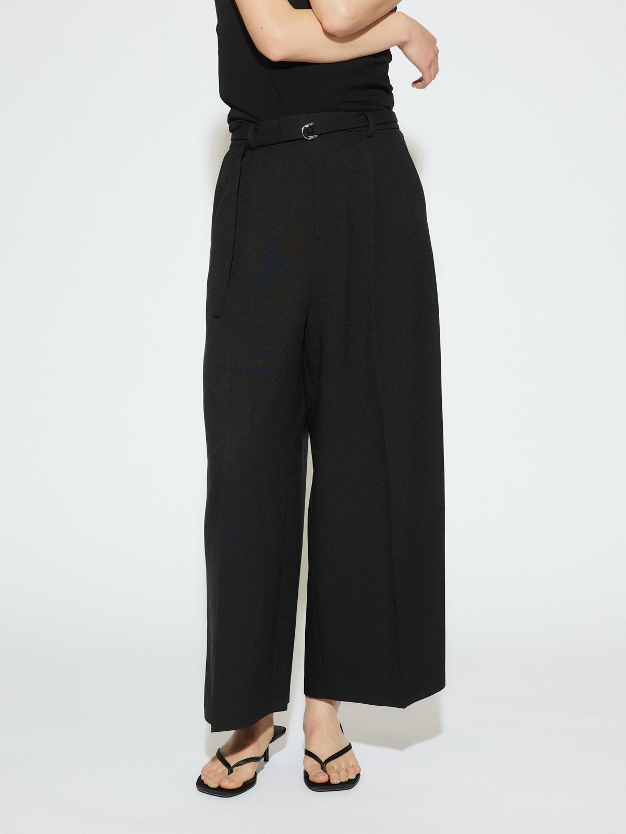 straight wide pants