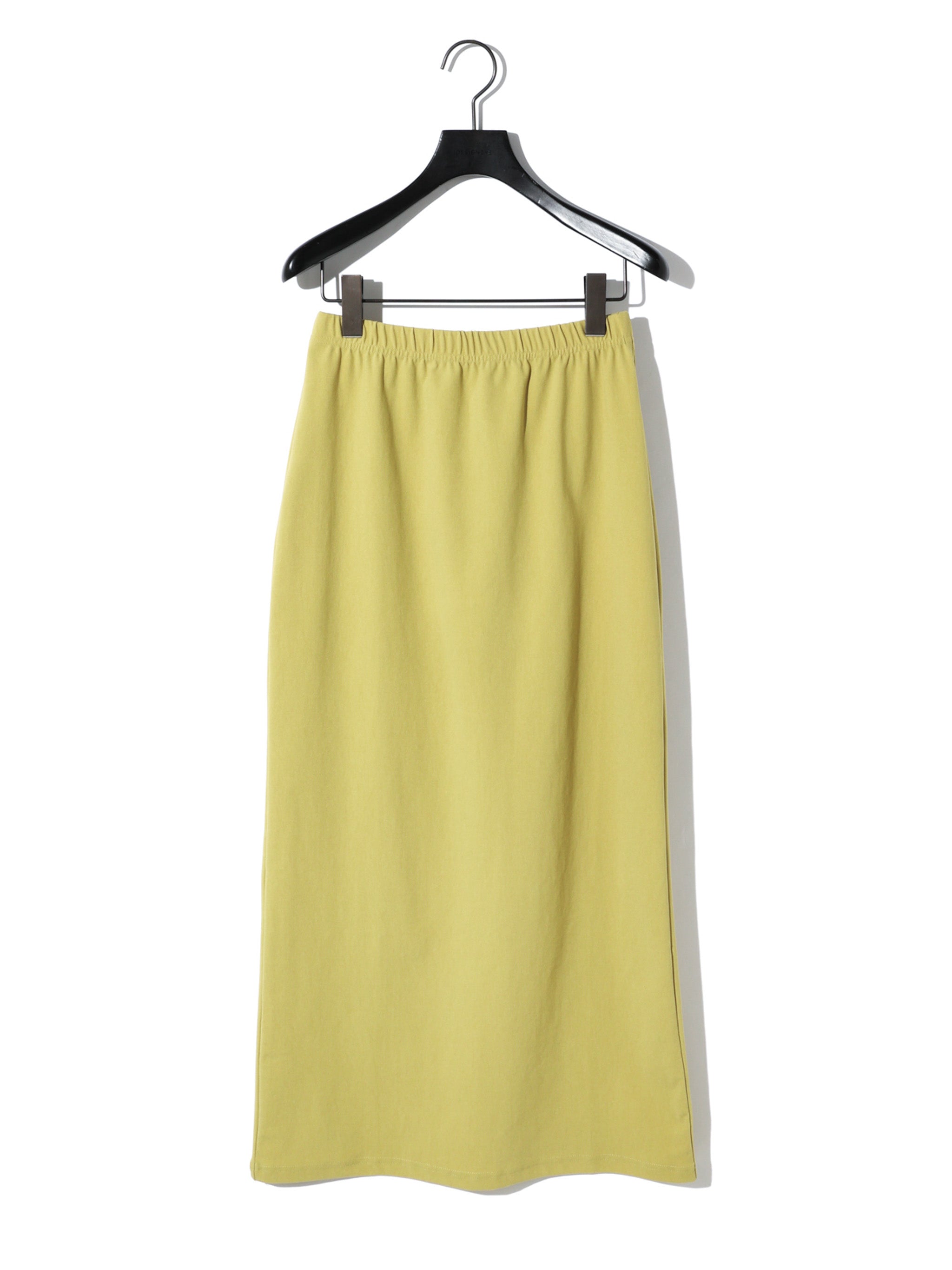 rib fit long skirt
