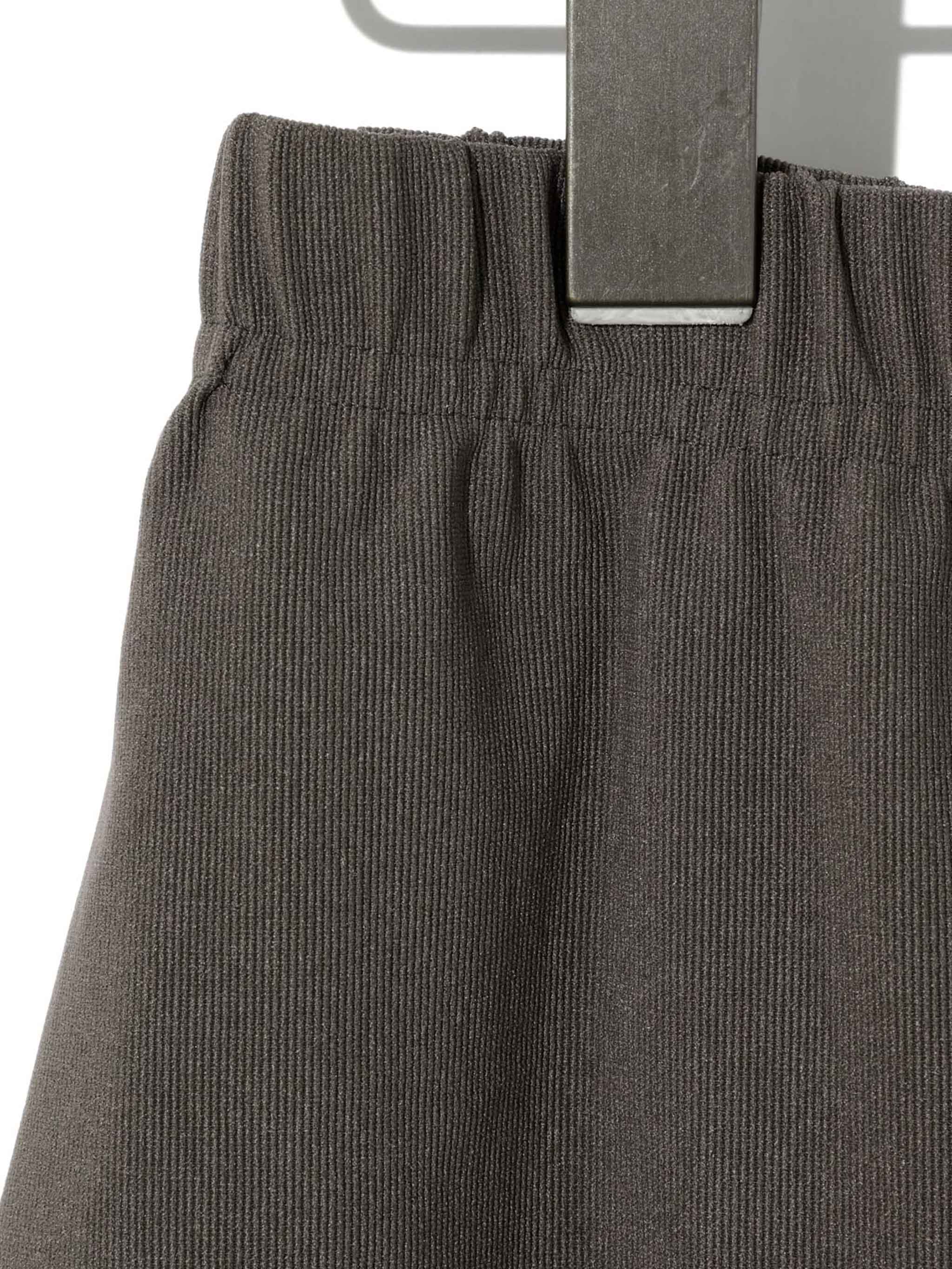rib fit long skirt