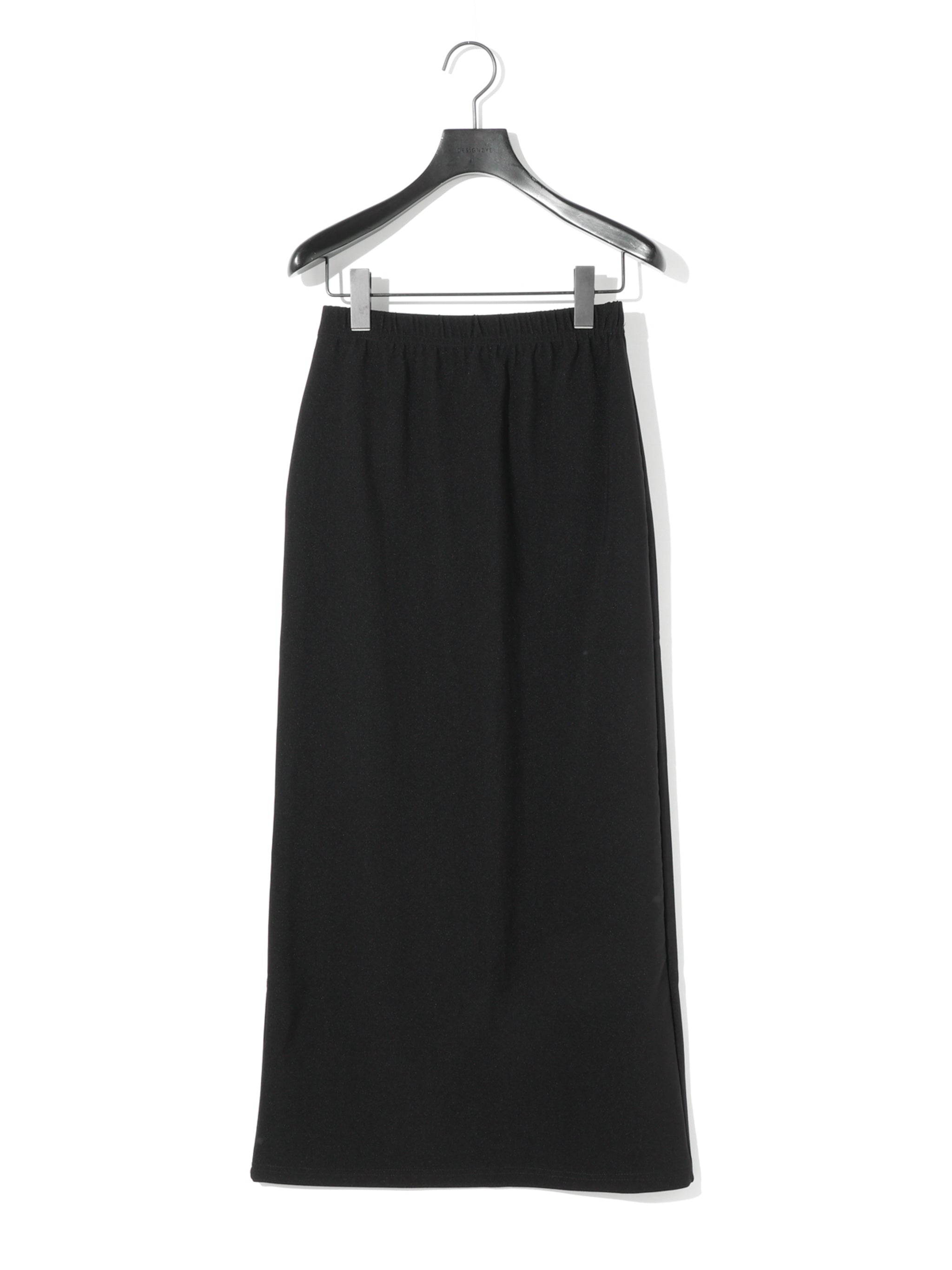 rib fit long skirt