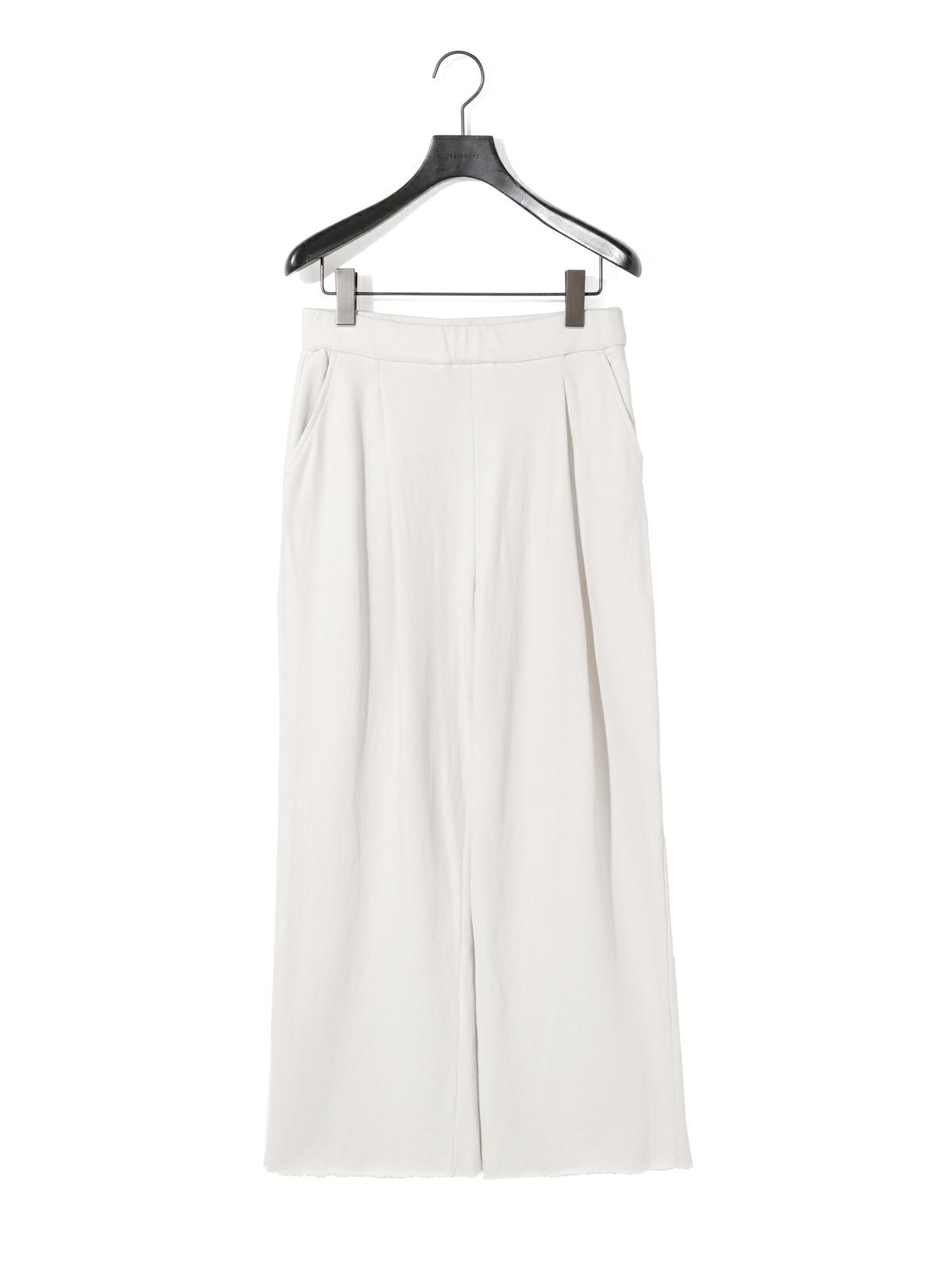 sweat tuck flared pants