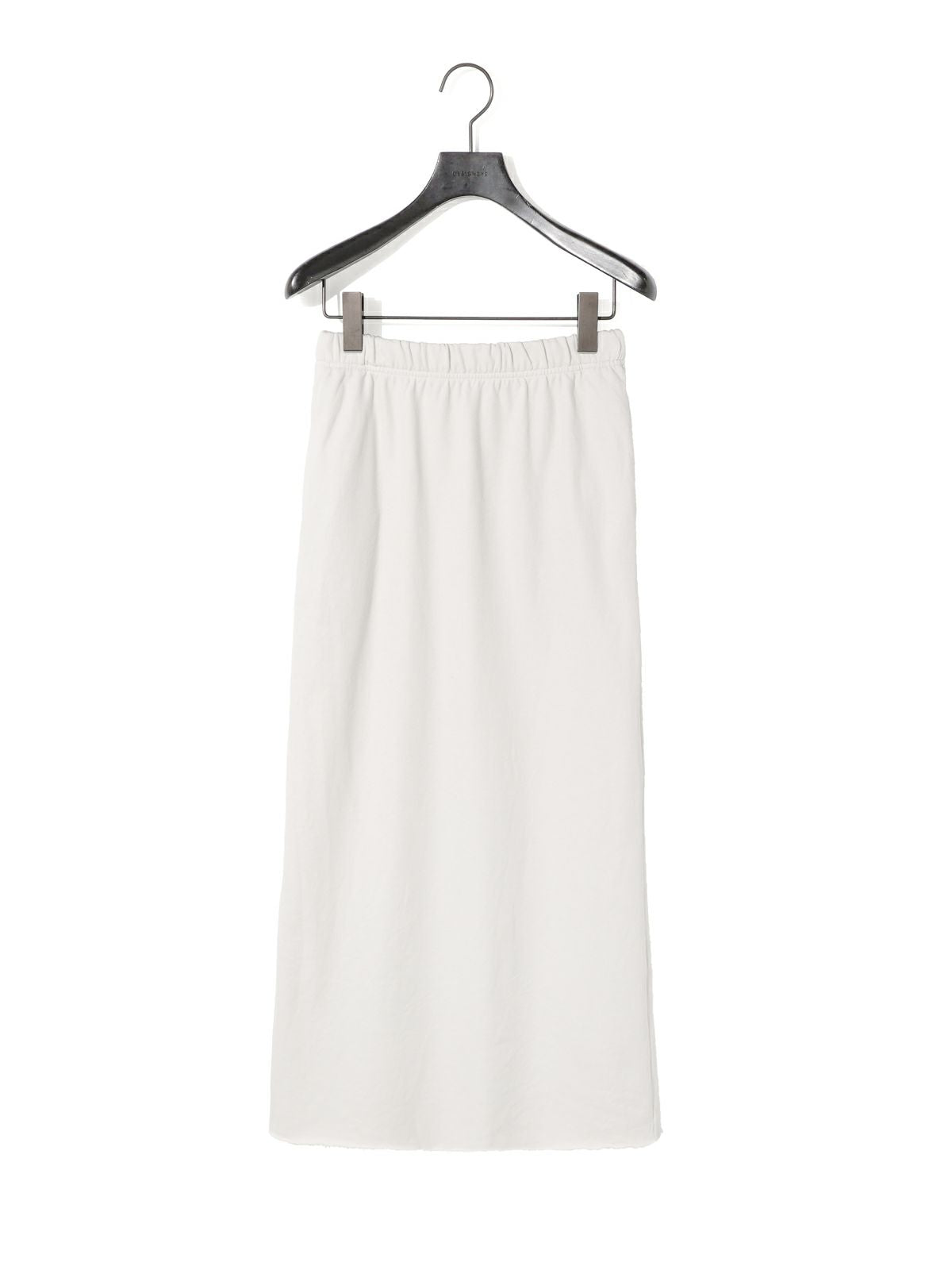 sweat flared long skirt