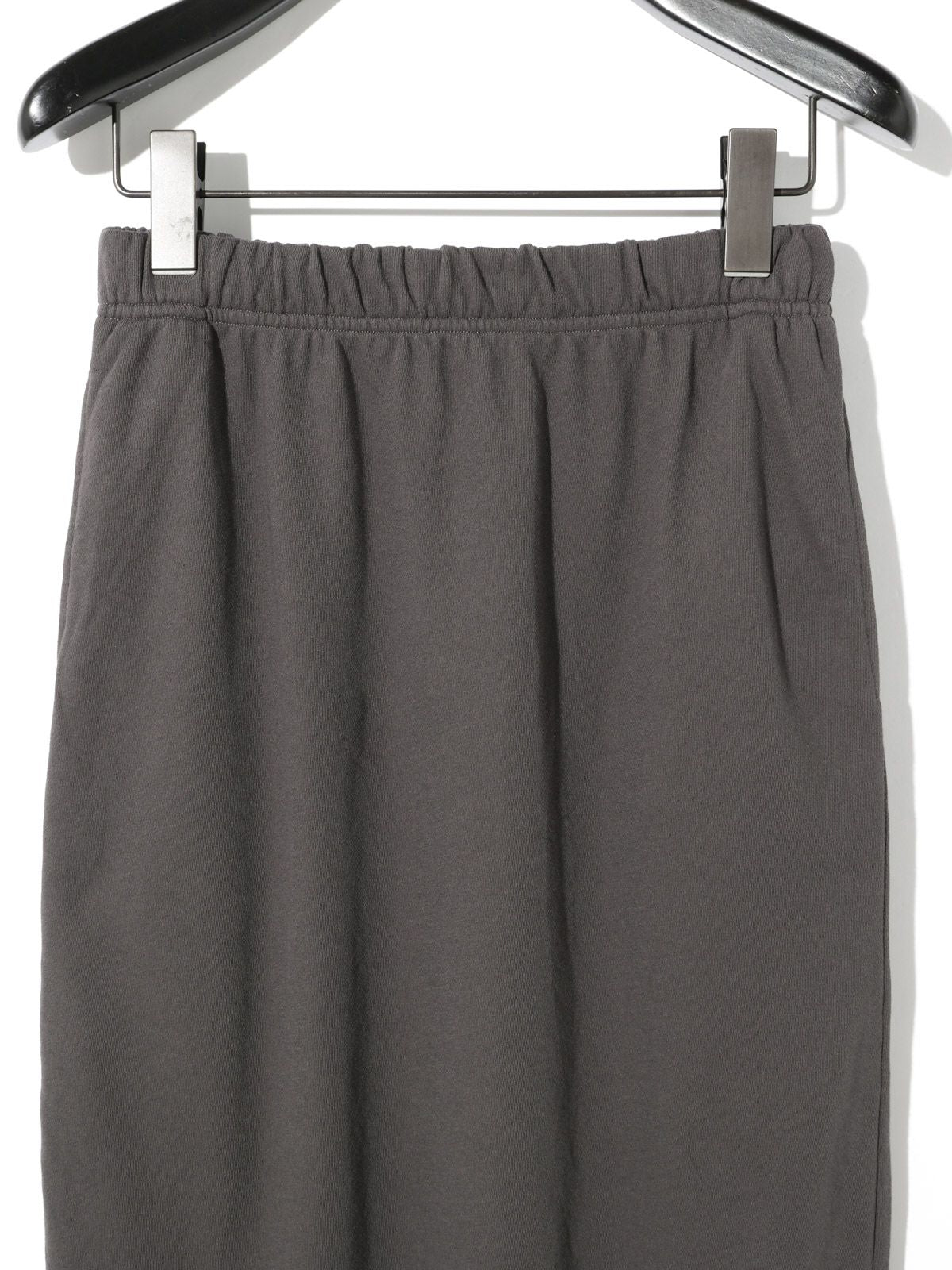 sweat flared long skirt