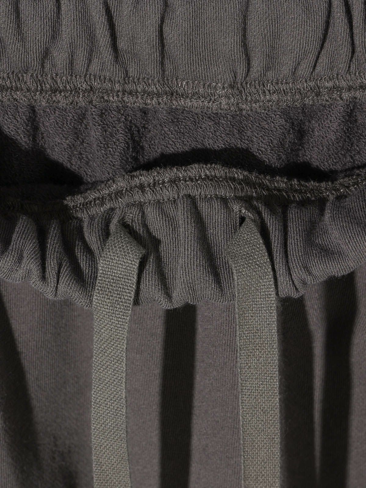 sweat flared long skirt