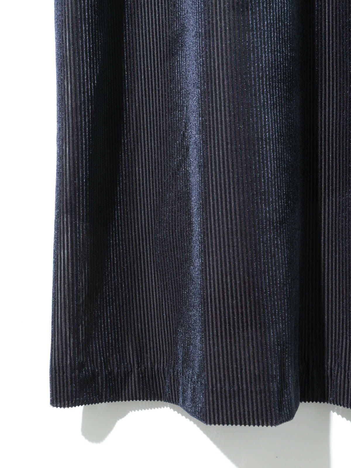 sheer velour rib skirt