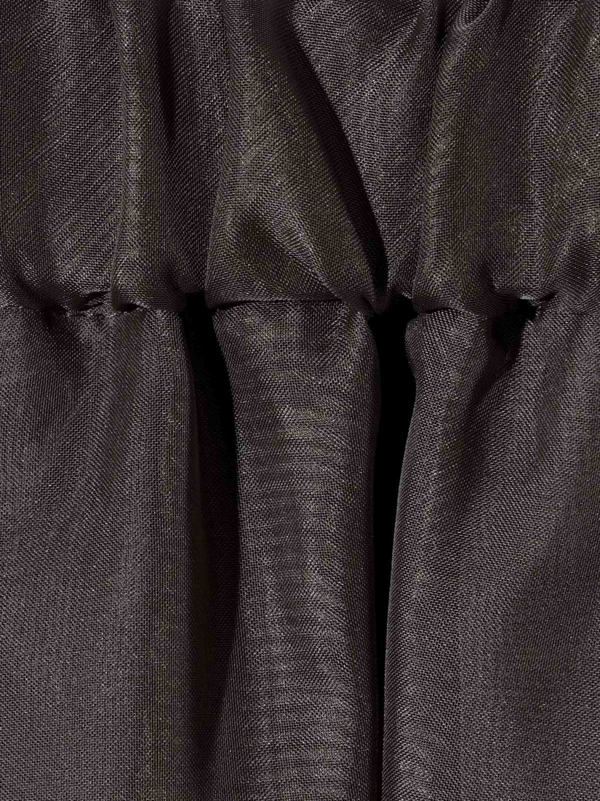 sheer long baloon skirt