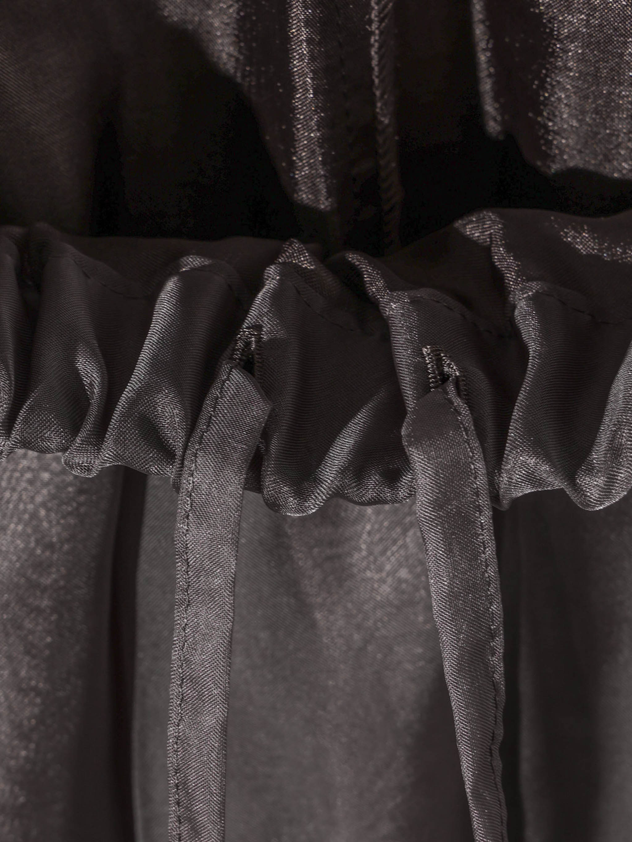 sheer long baloon skirt