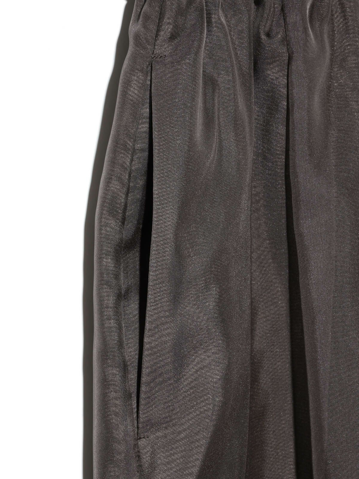 sheer long baloon skirt