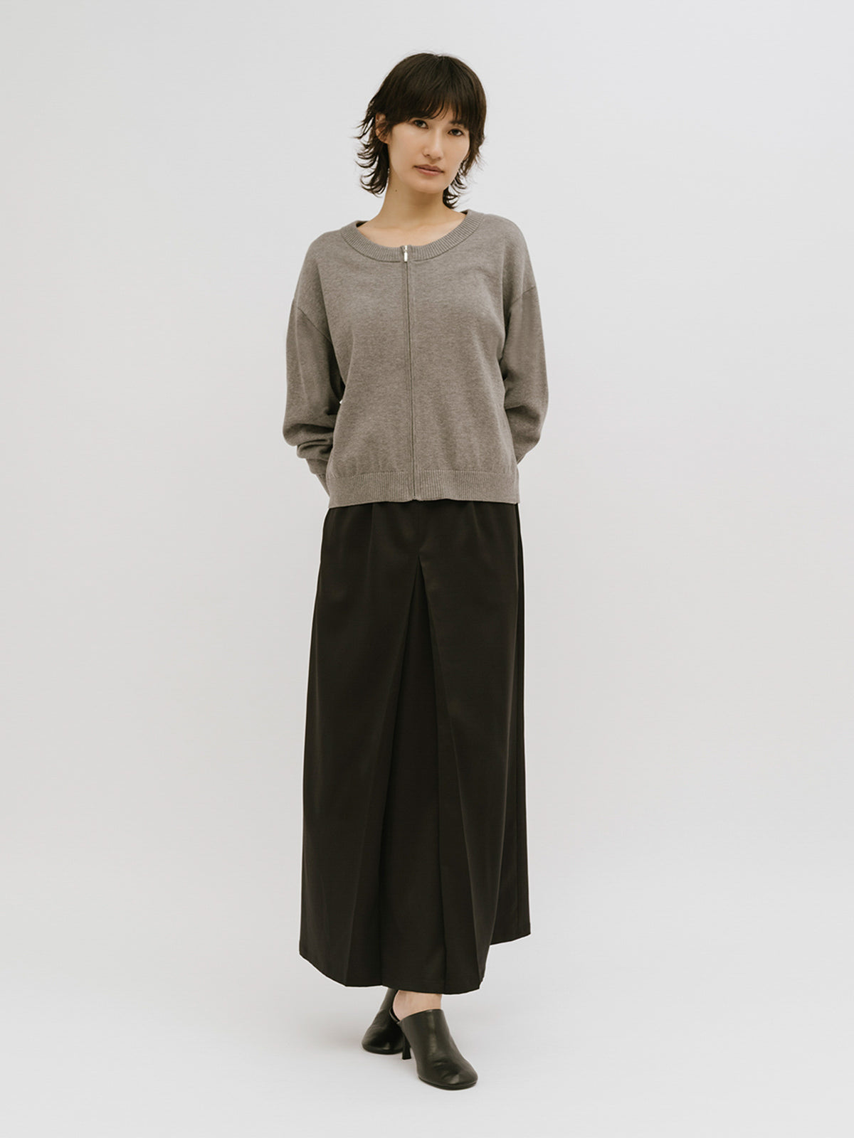 hidden fold skirt