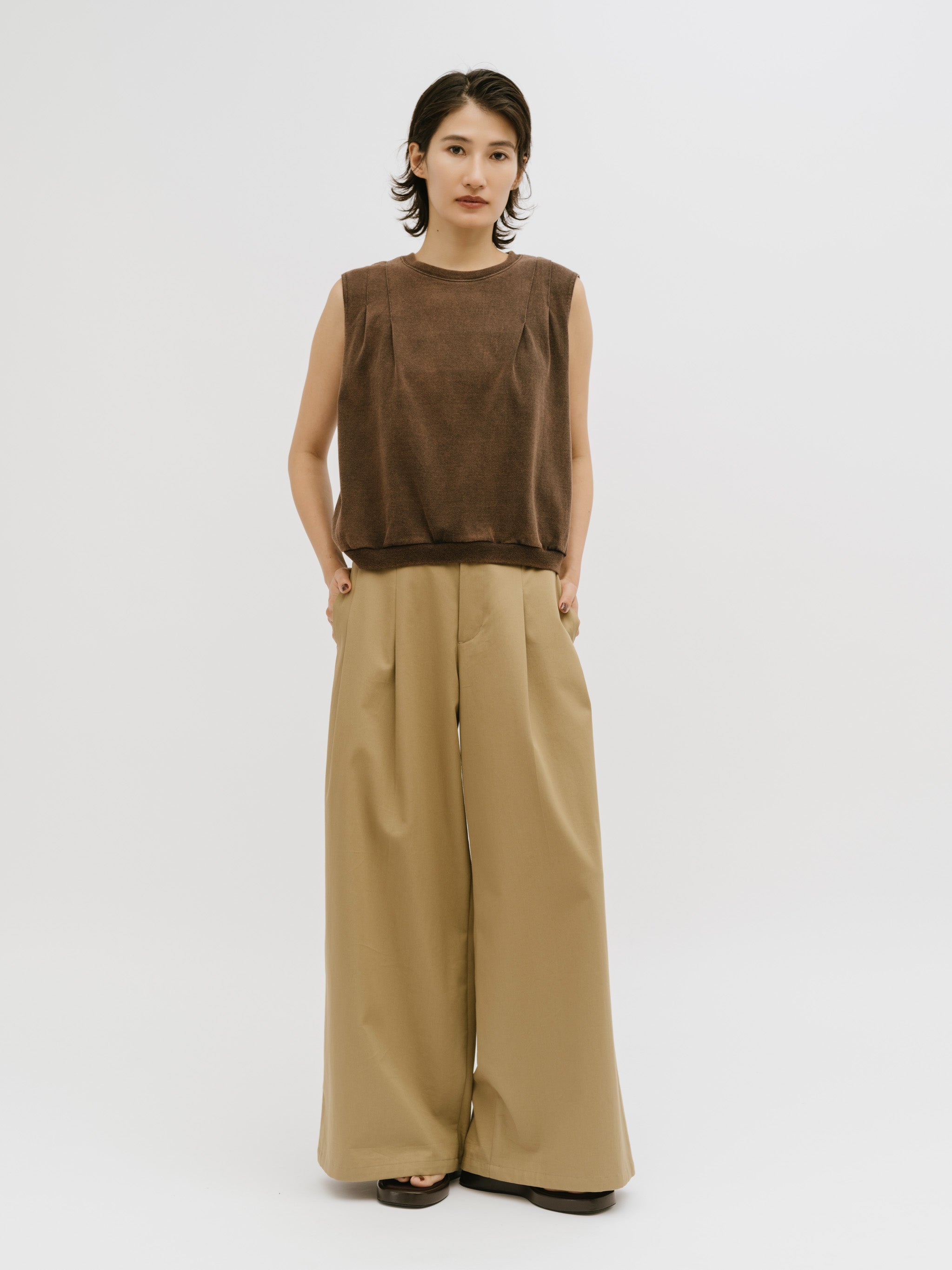 sculpt wide chino