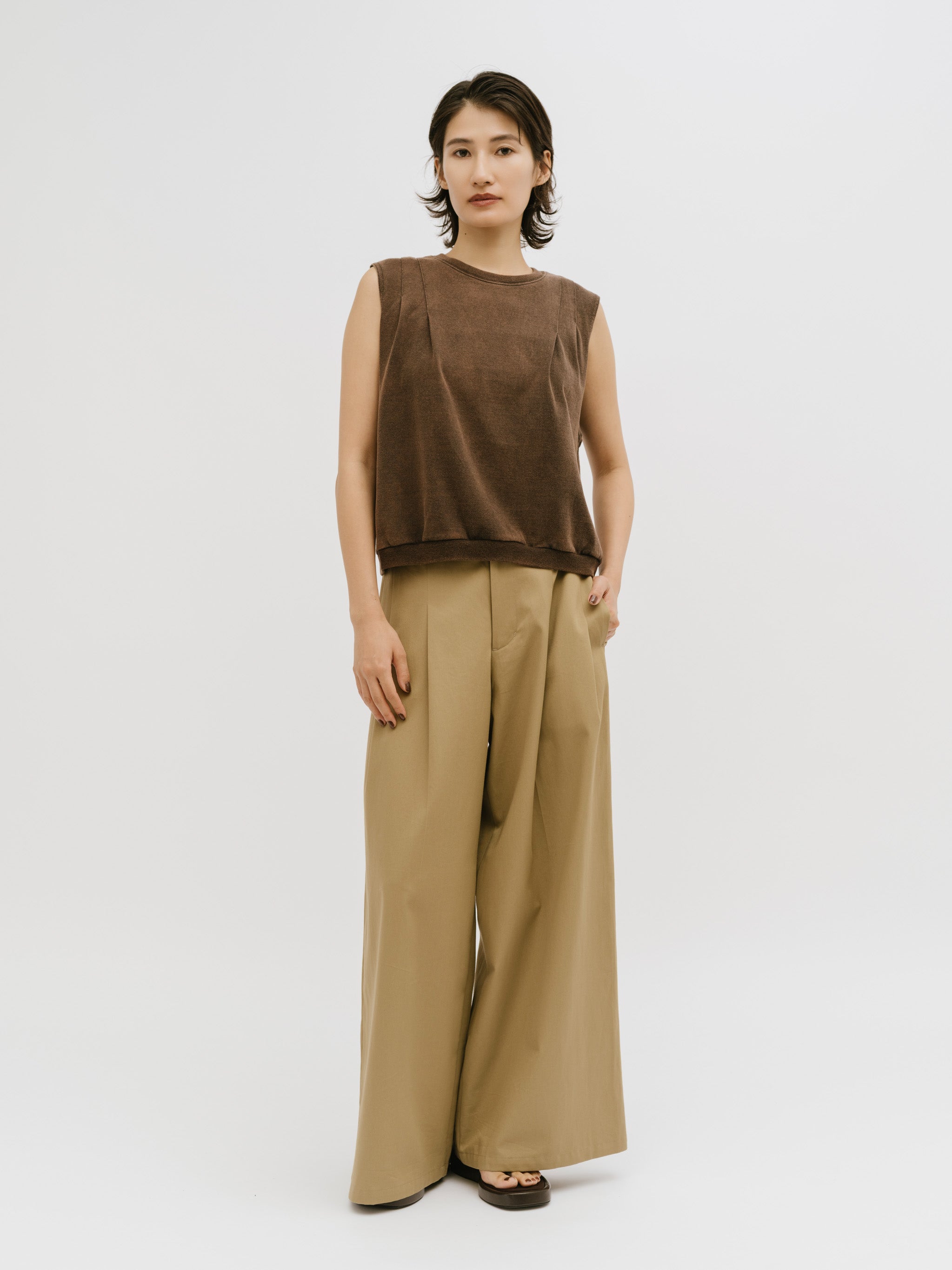 sculpt wide chino