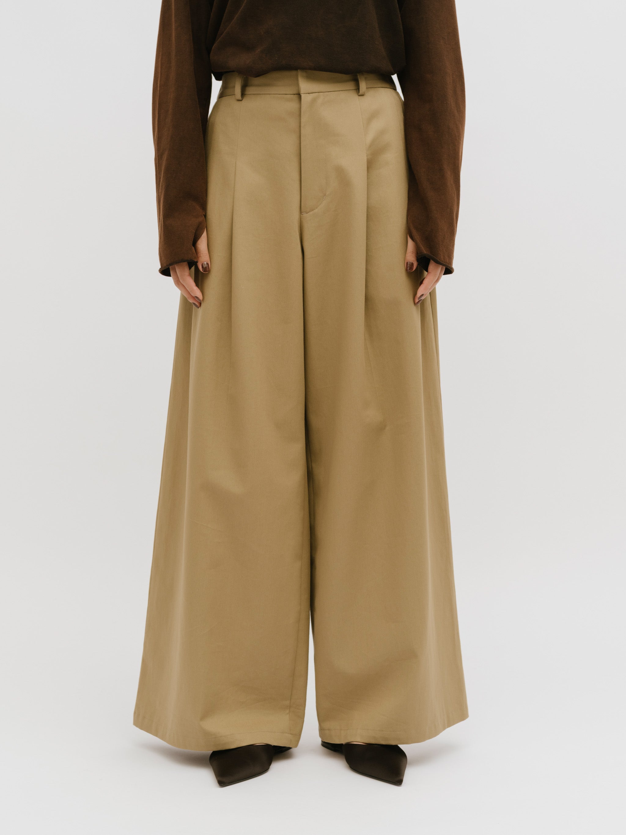 sculpt wide chino
