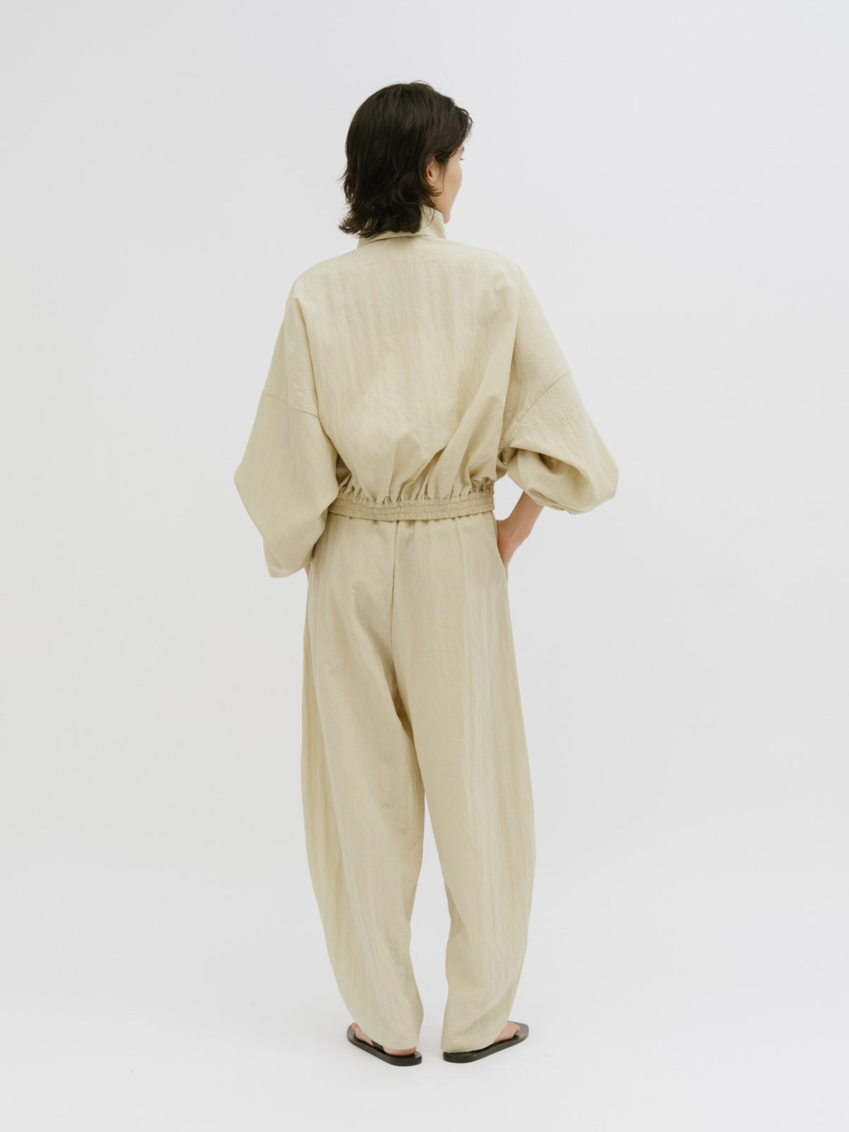soft curve nylon pants