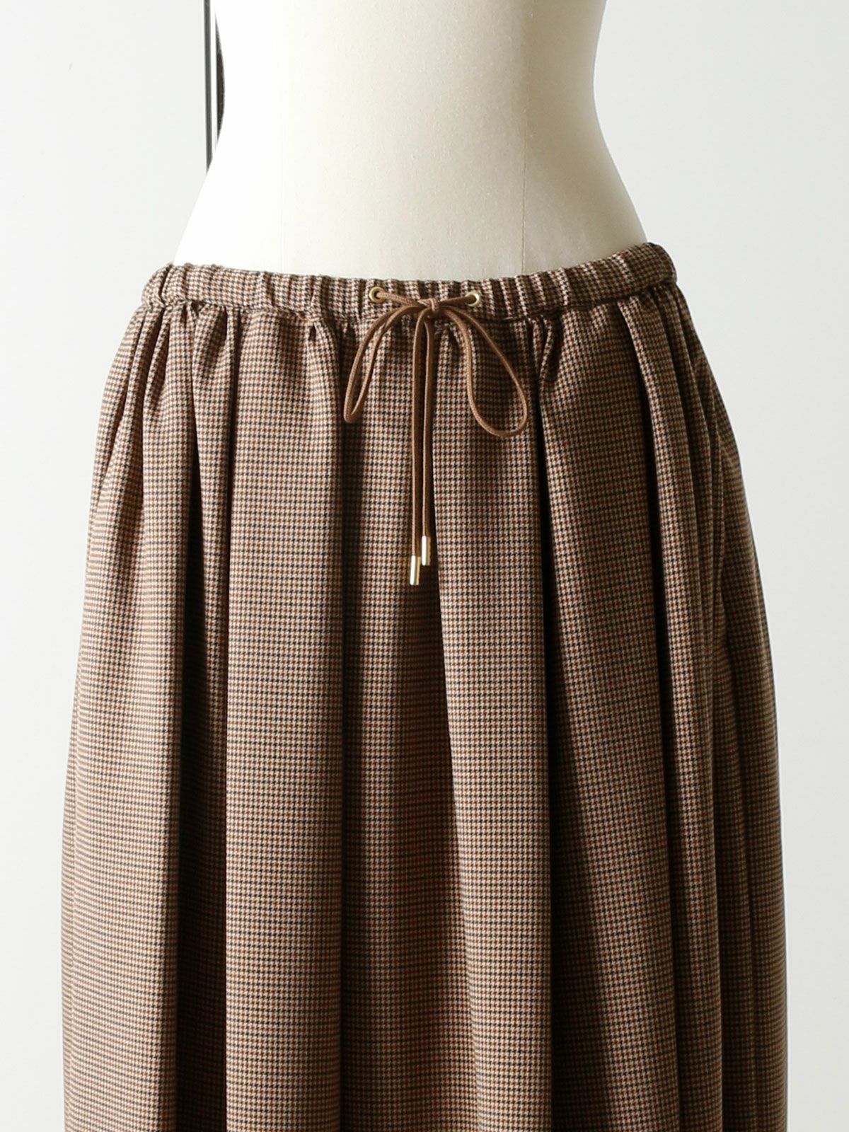 チェックフレアタックスカート(3-1633)