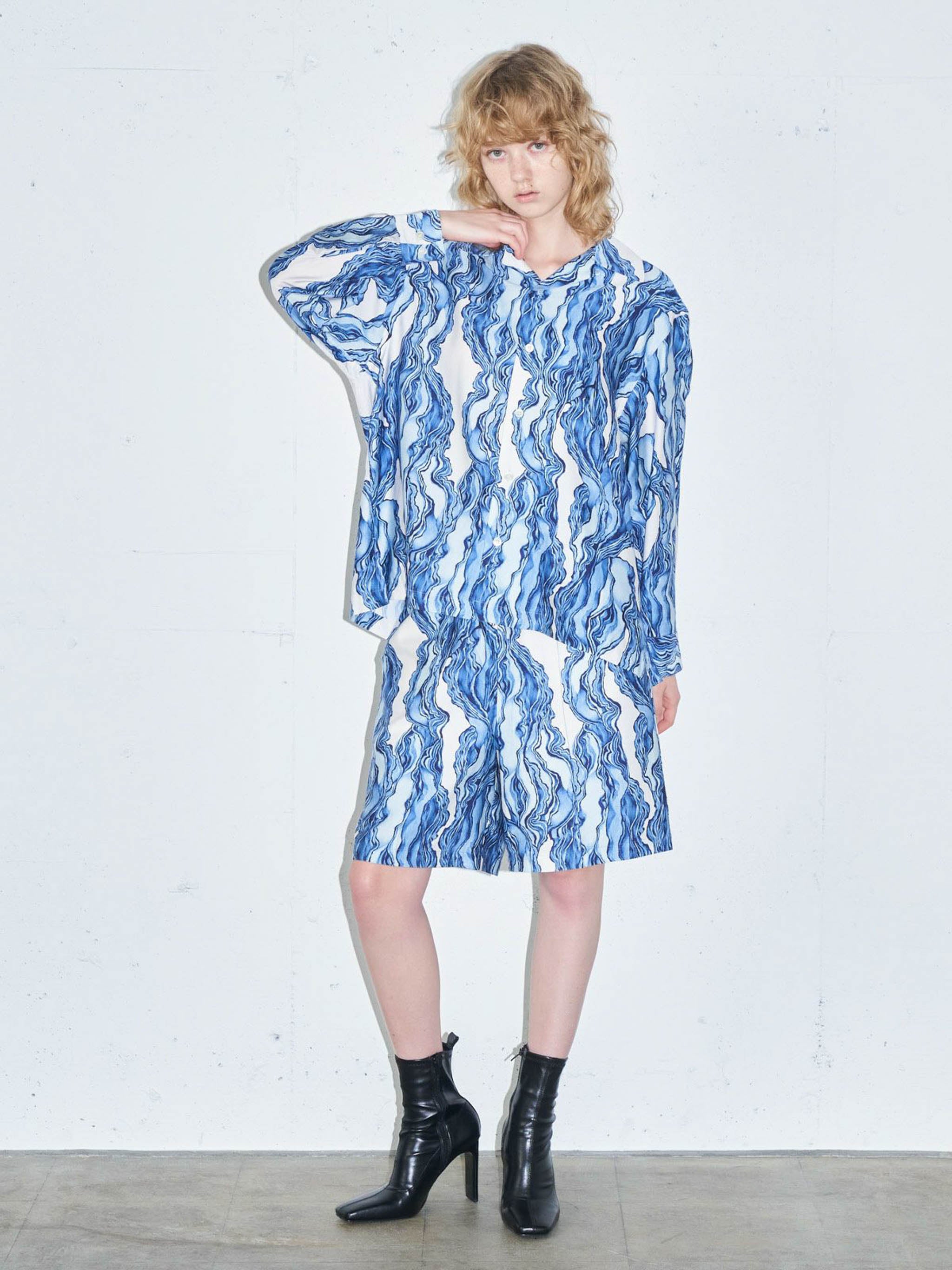 グラフィックプリントショートパンツ(3-1332)