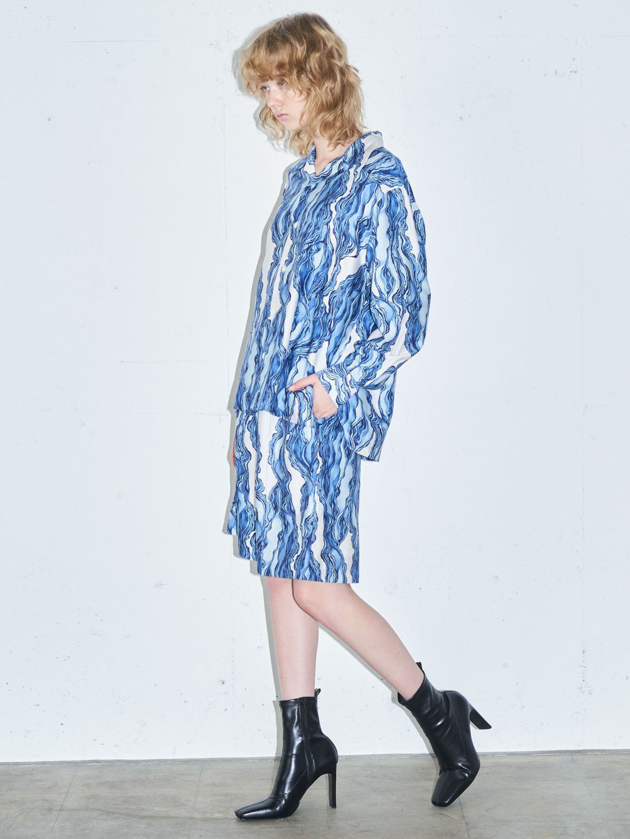 グラフィックプリントショートパンツ(3-1332)