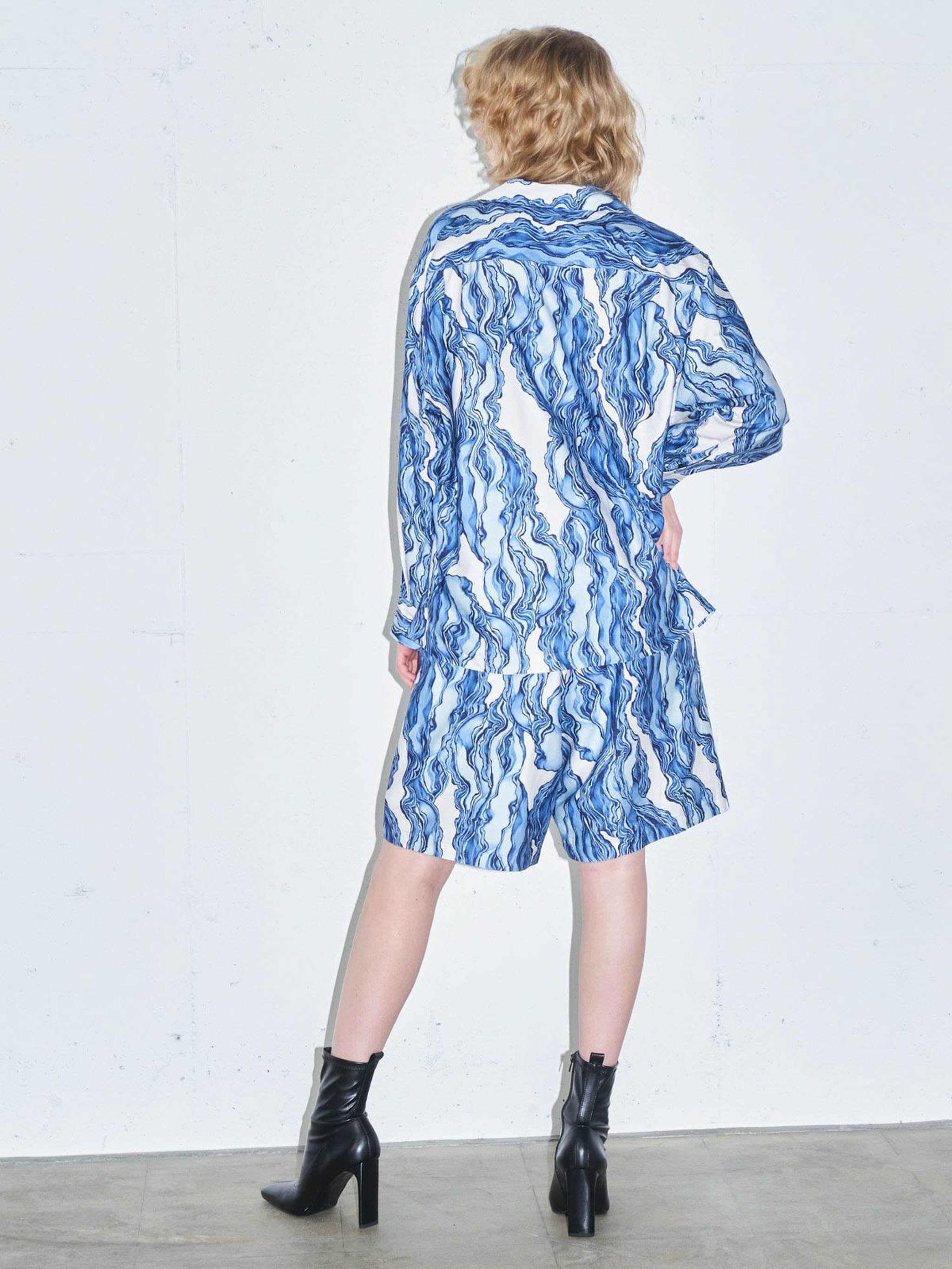 グラフィックプリントショートパンツ(3-1332)