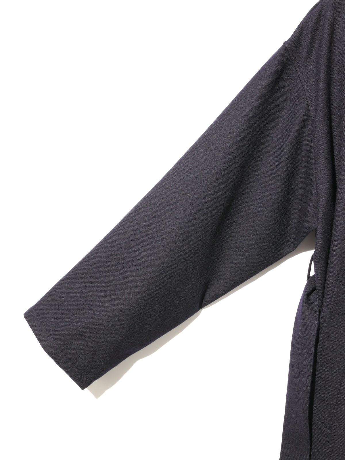 wool serge long coat