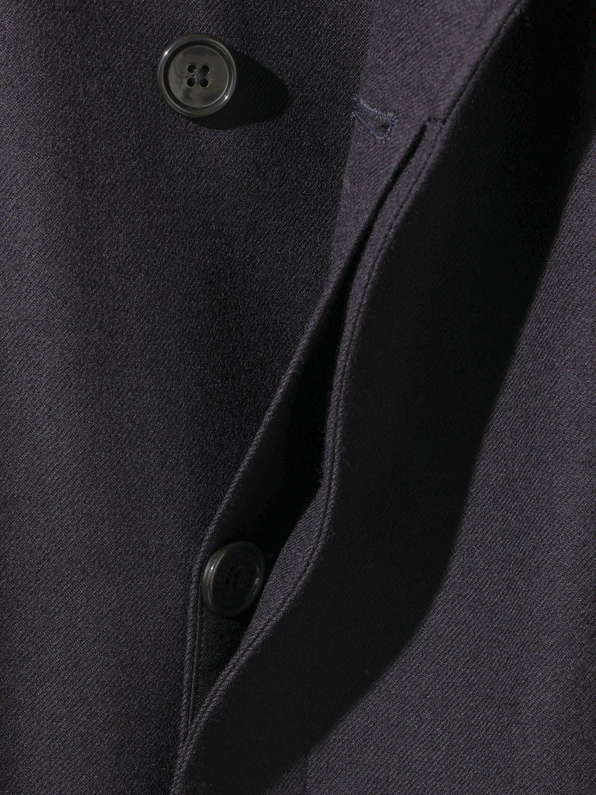 wool serge long coat