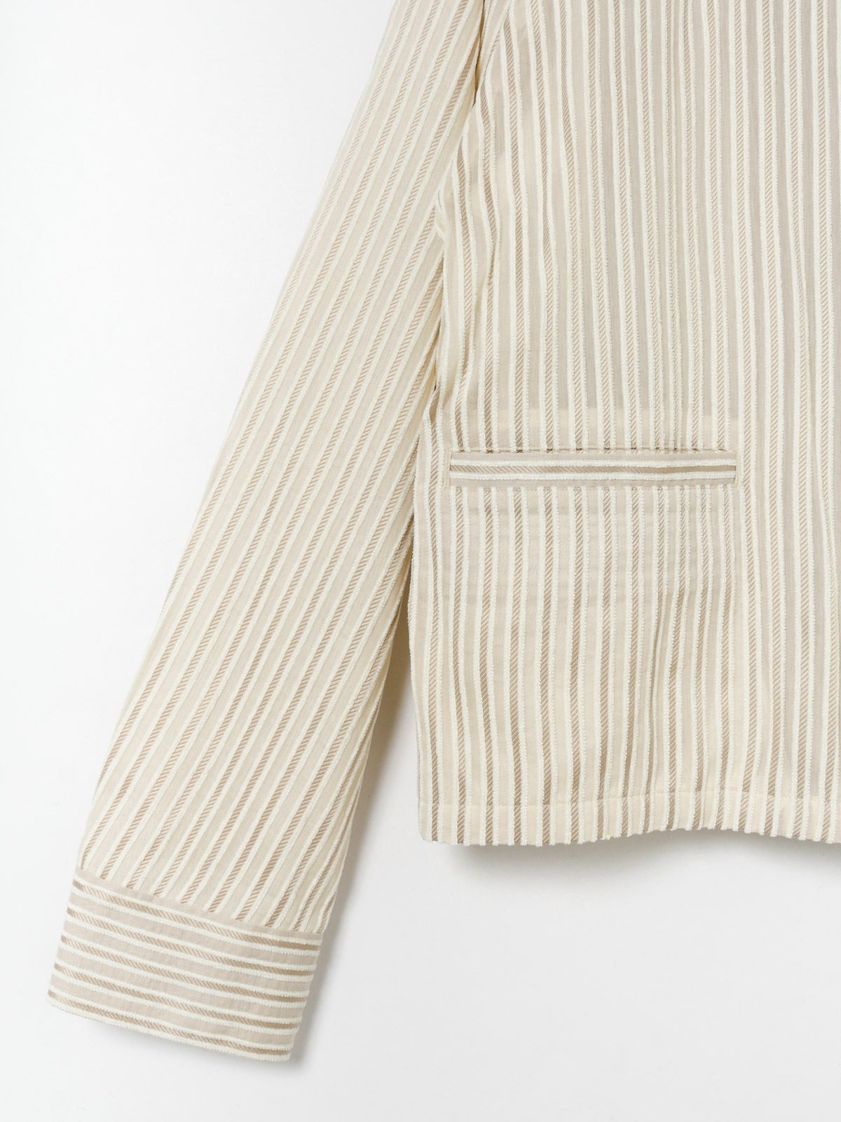 Men’s シアーストライプブルゾン(3-1119)