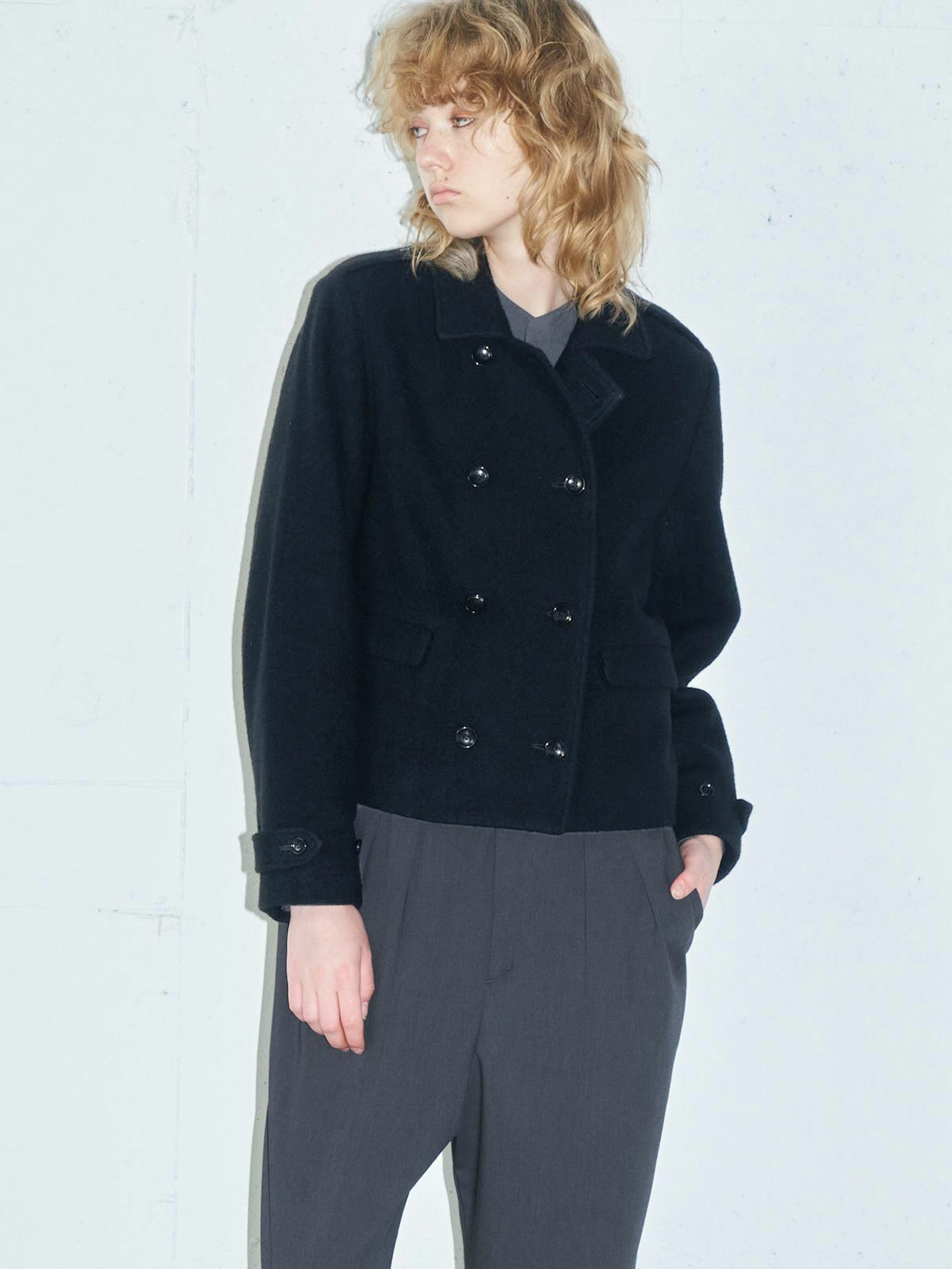 ショートピーコート(3-1099)