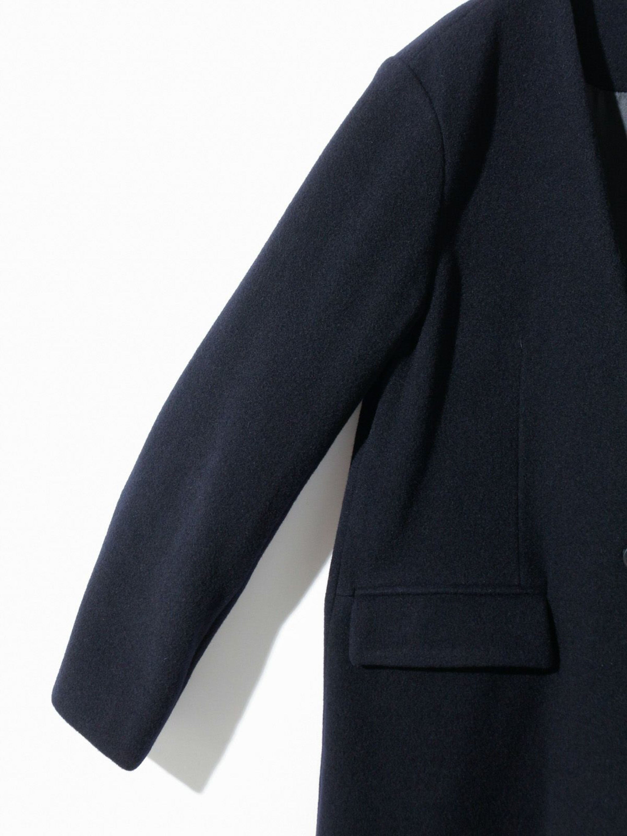 ノーカラーロングコート(3-1101)