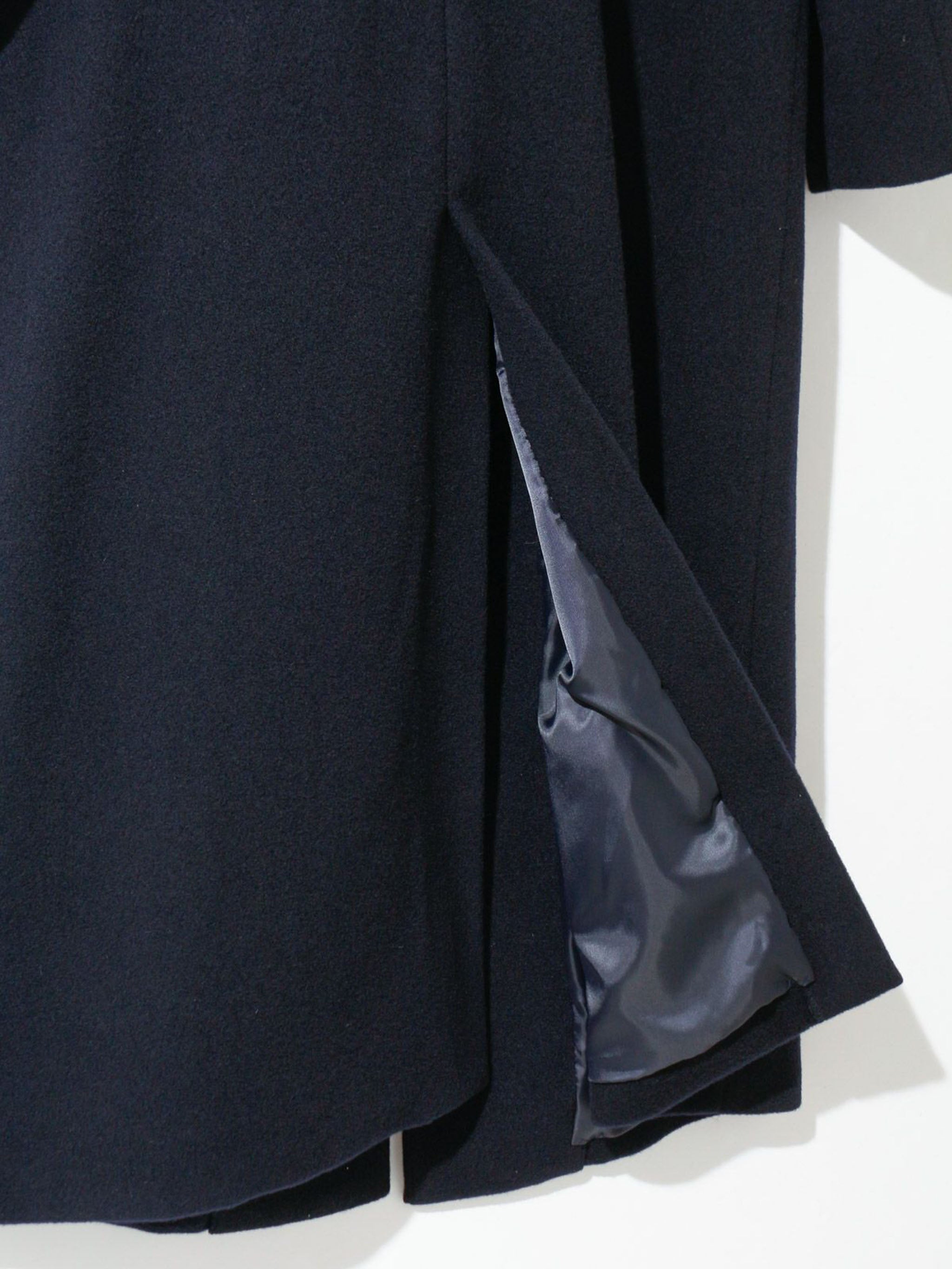 ノーカラーロングコート(3-1101)