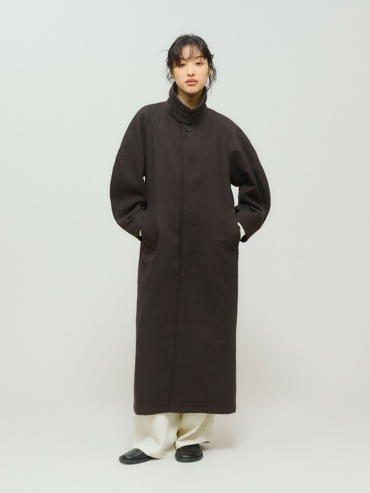 raglan long coat