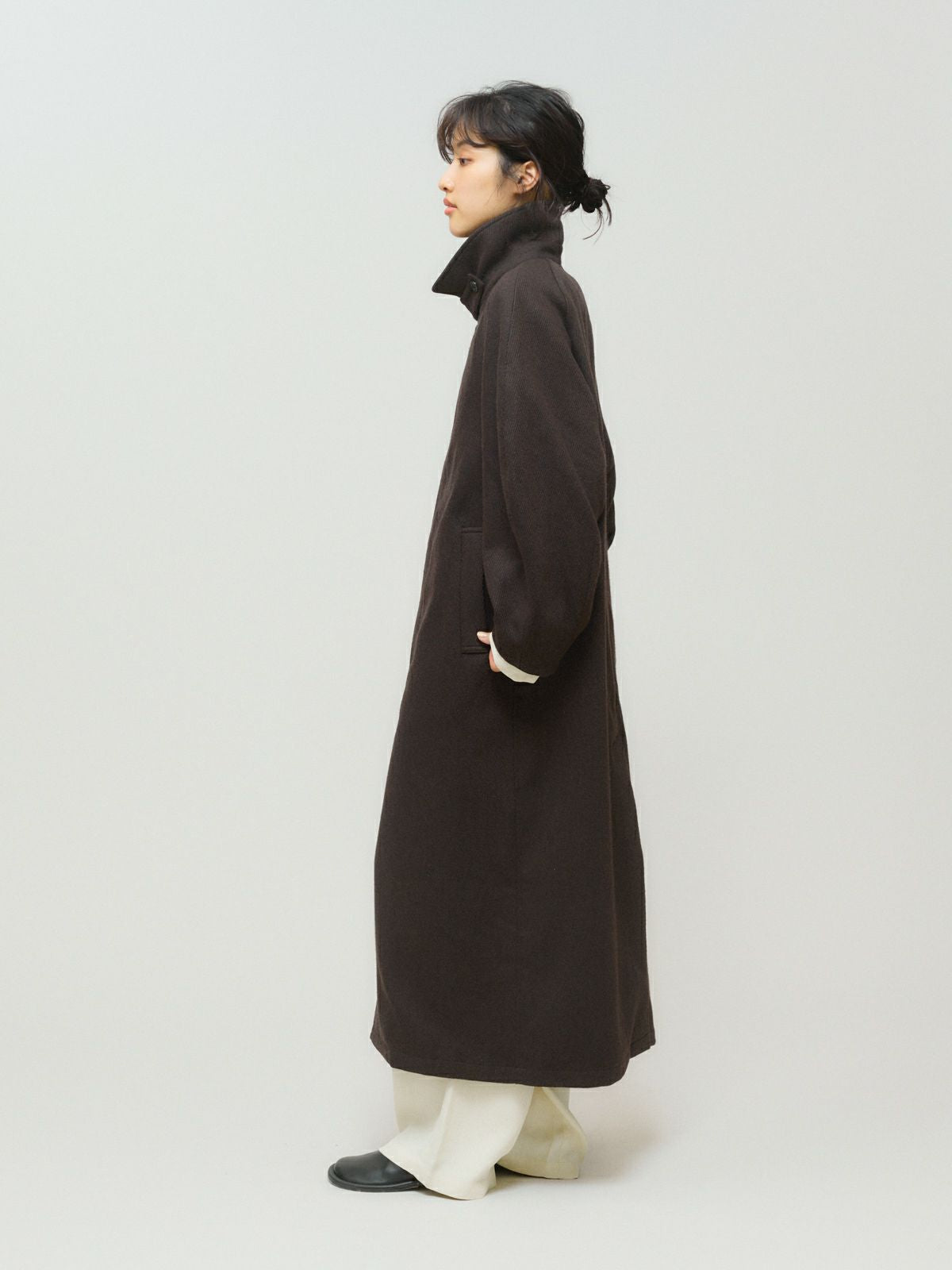 raglan long coat