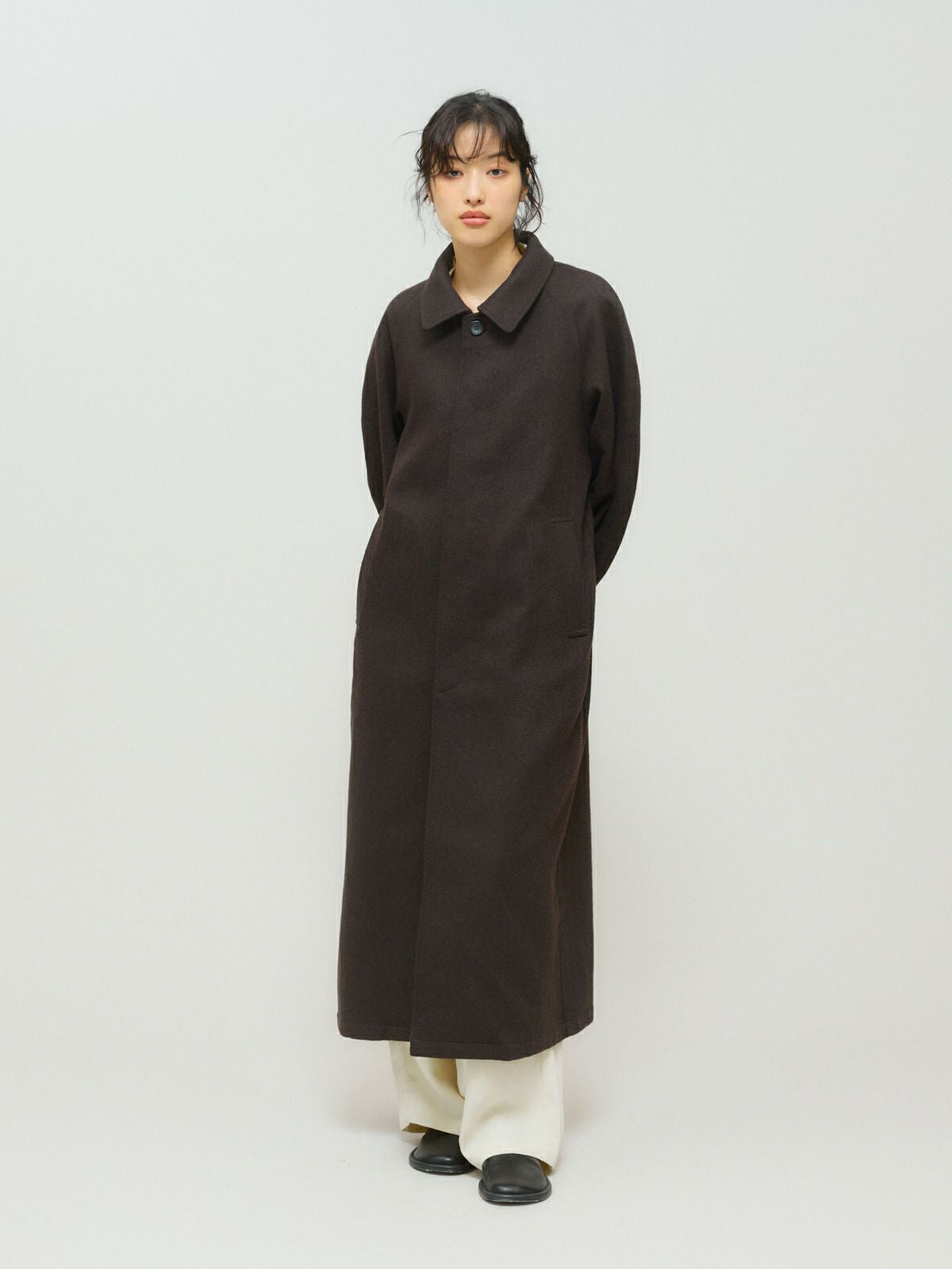 raglan long coat