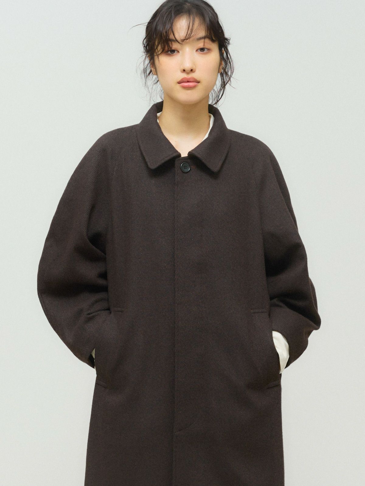 raglan long coat