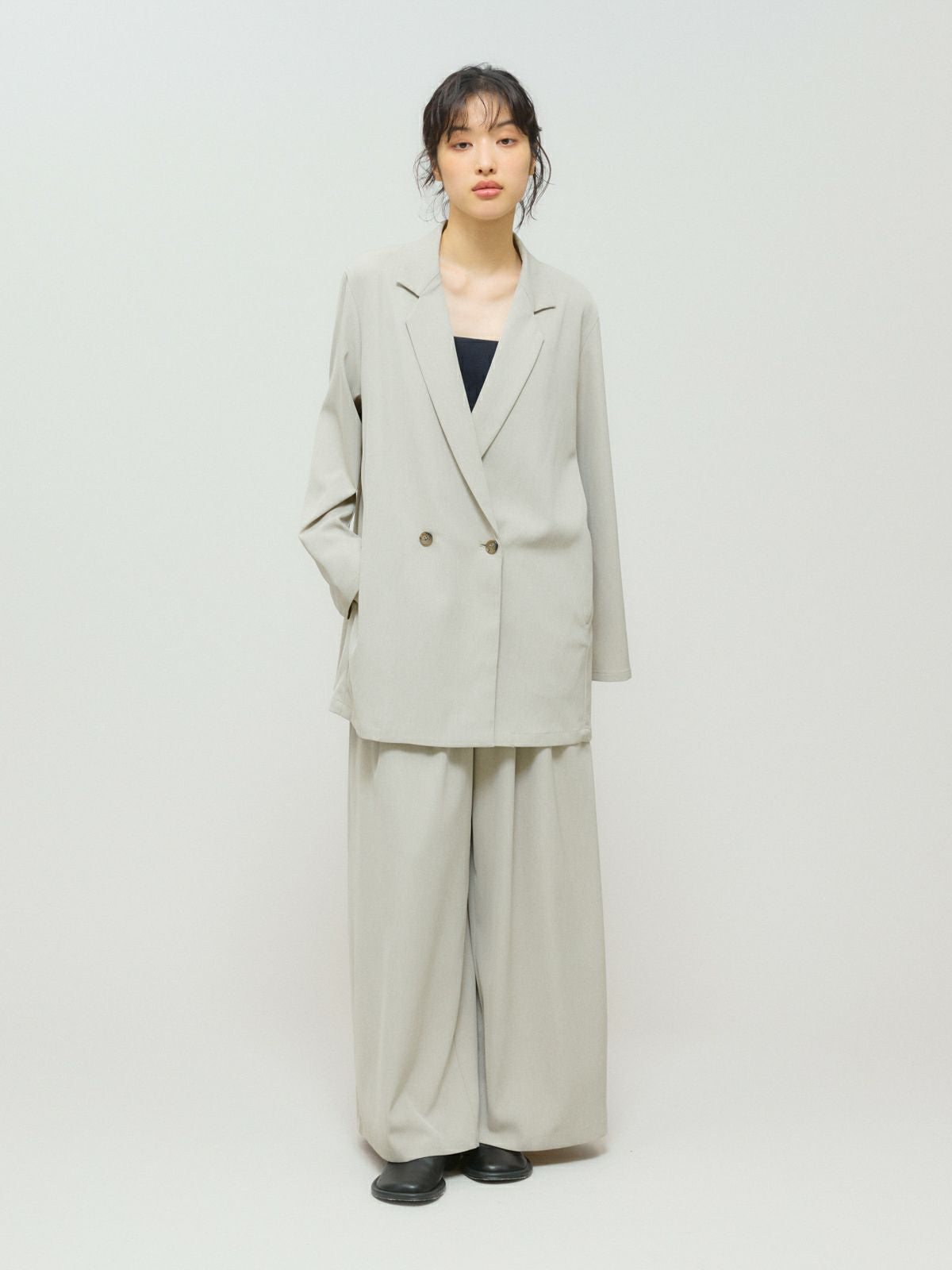 double breasted light jacket