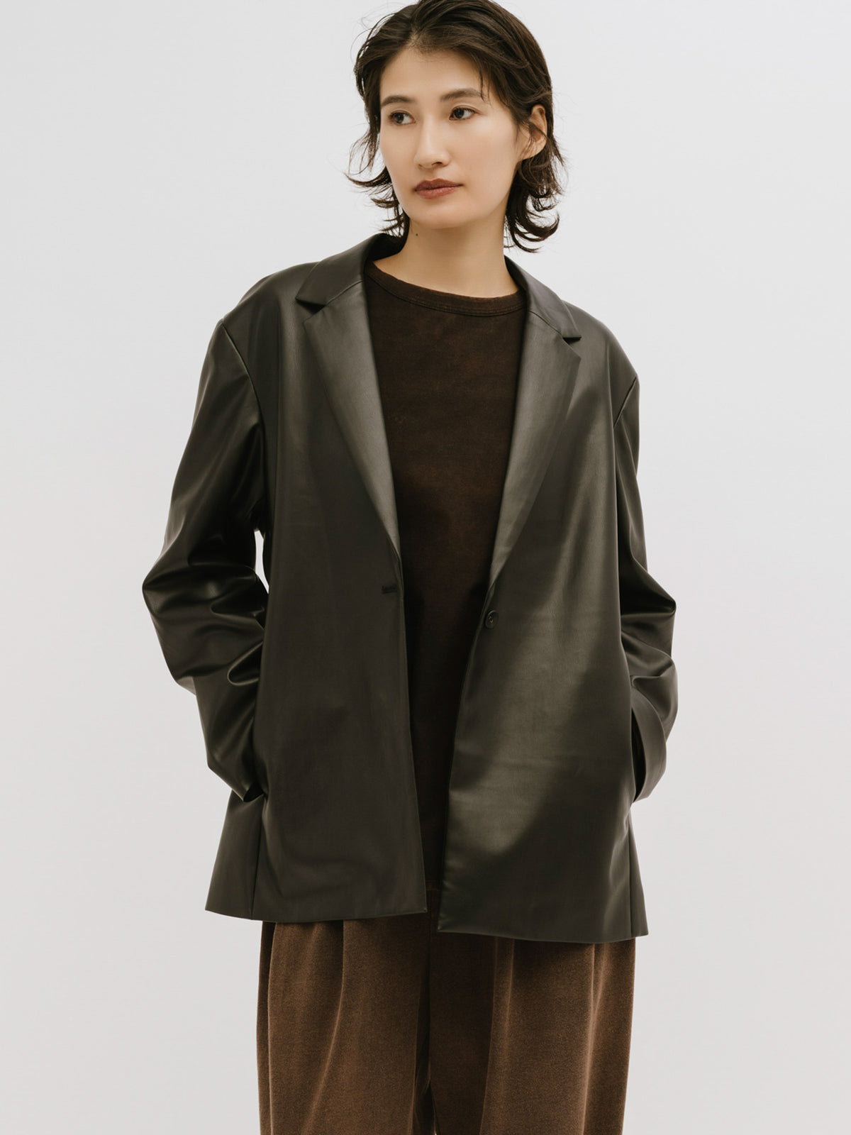 soft faux leather jacket