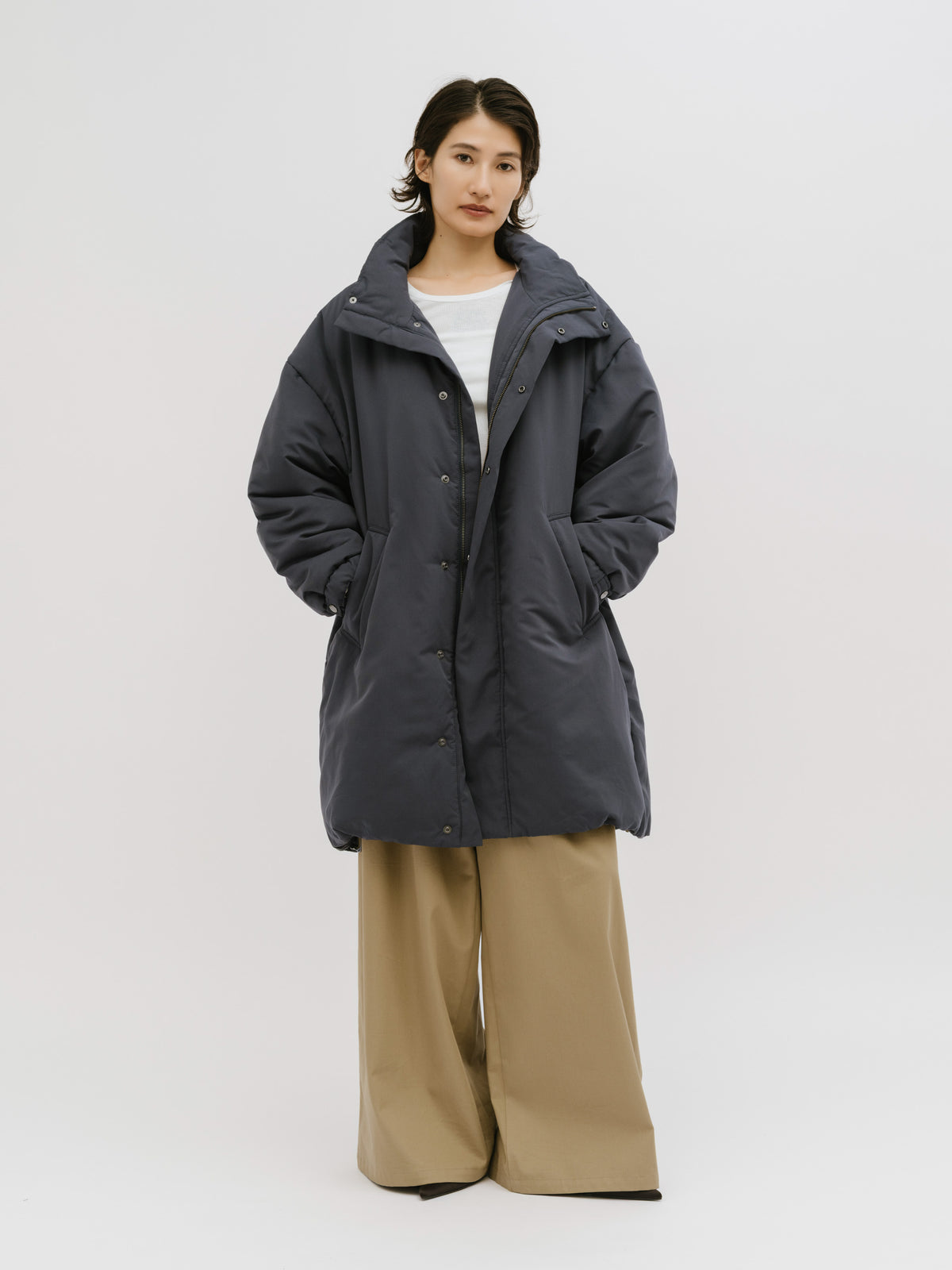 cocoon stand padding coat