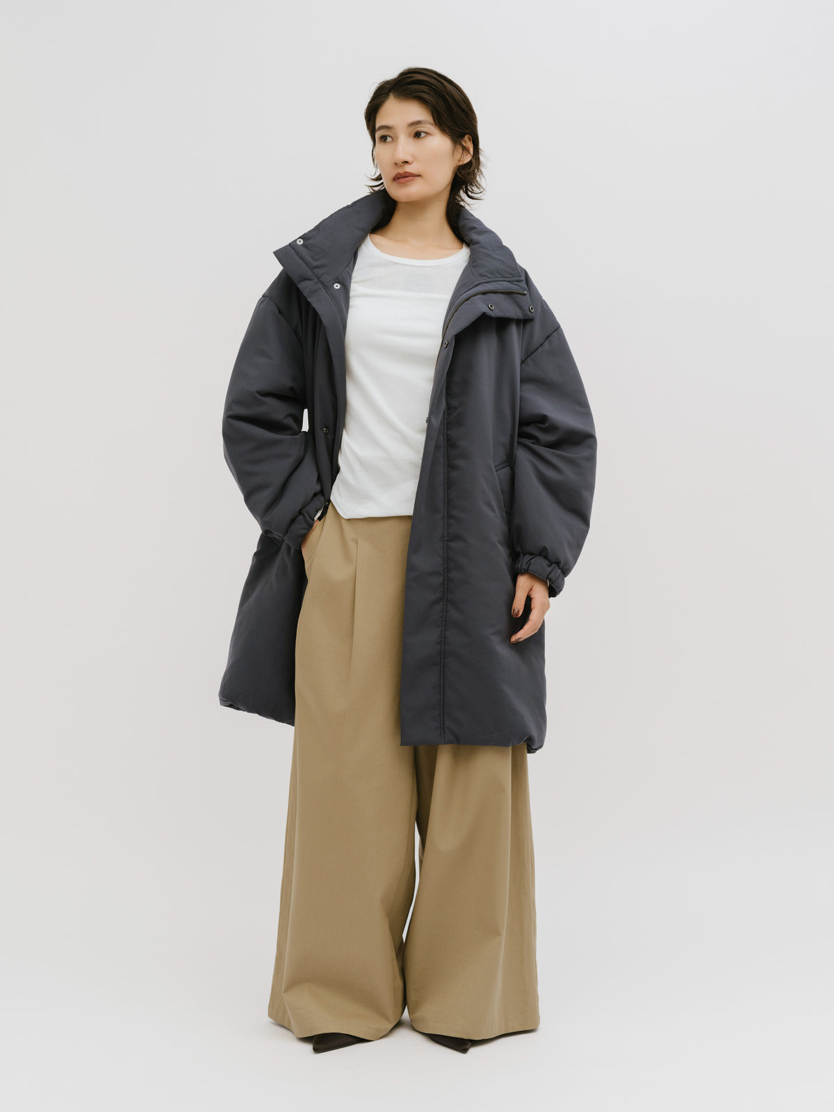 cocoon stand padding coat