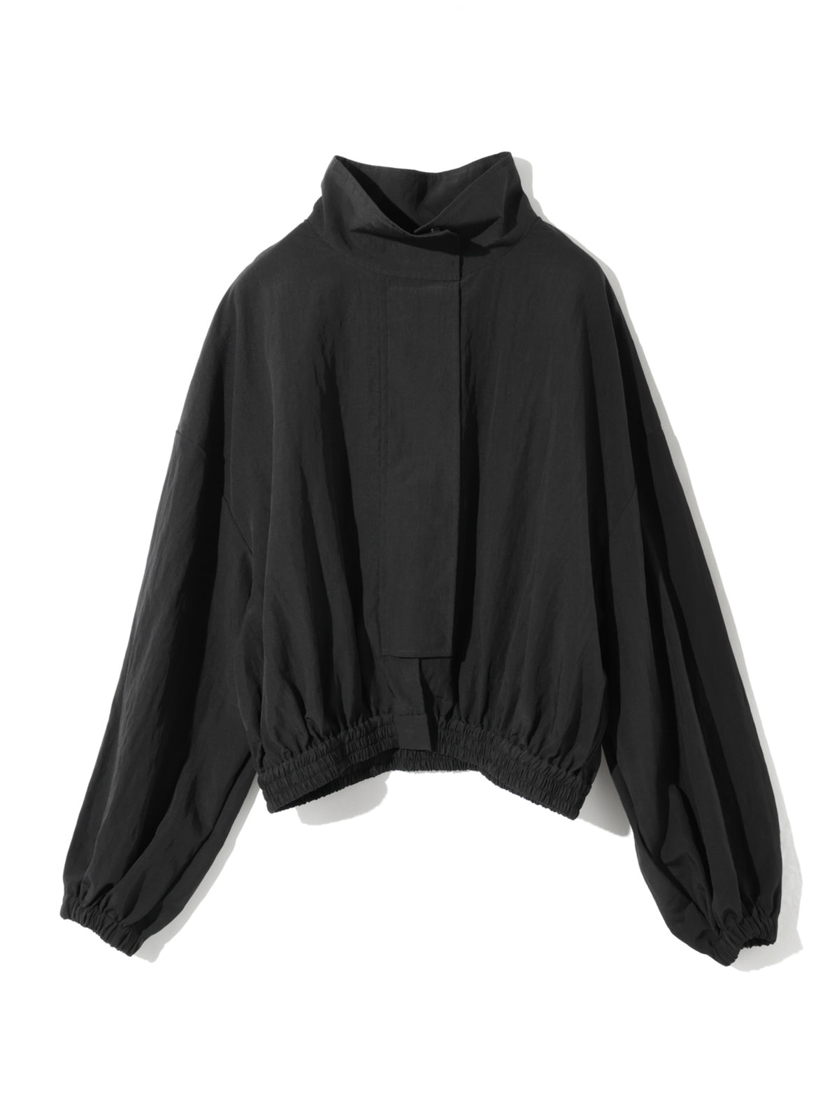 soft curve nylon blouson