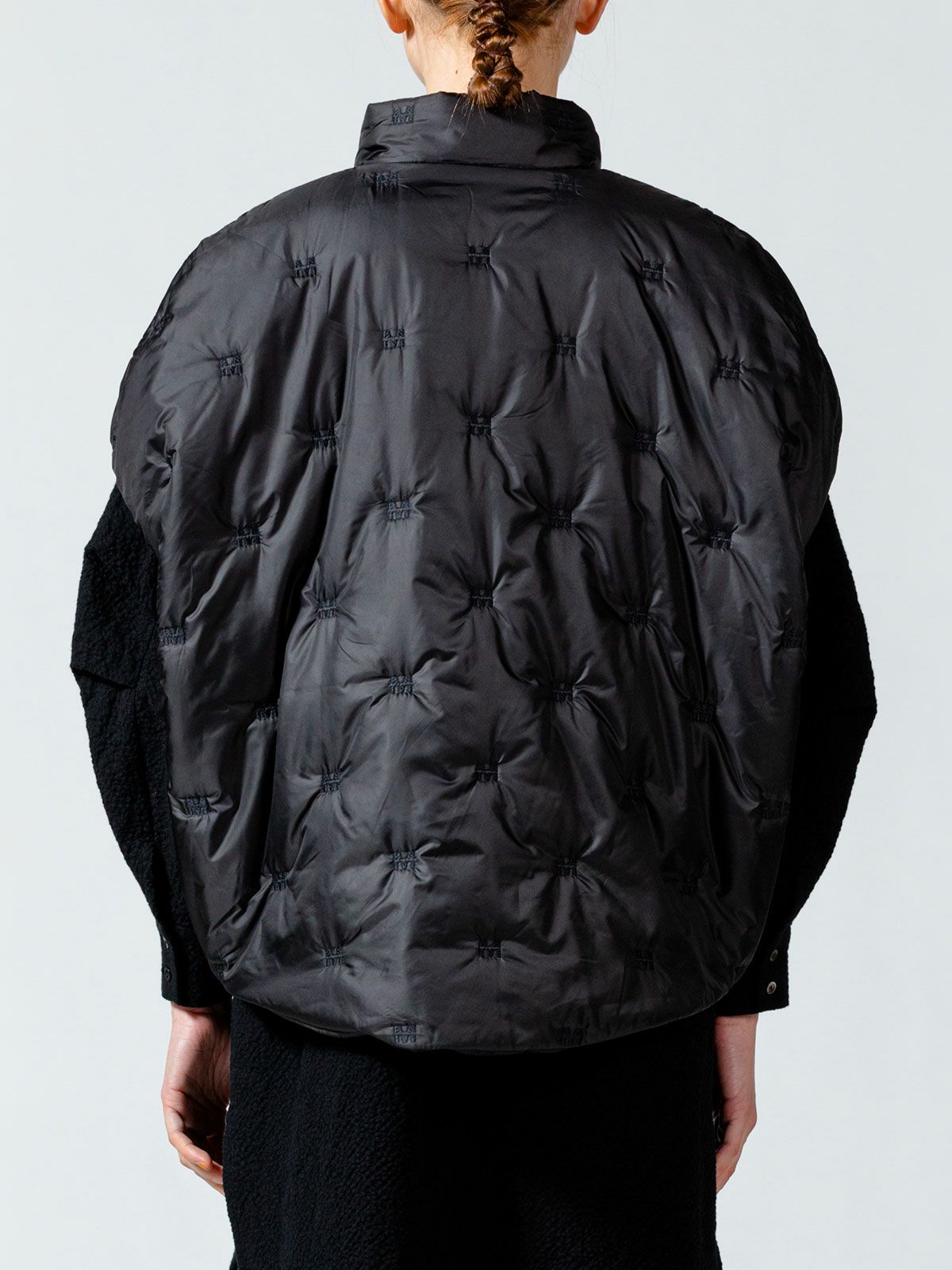 刺繍中綿ジップブルゾン(3-1182)