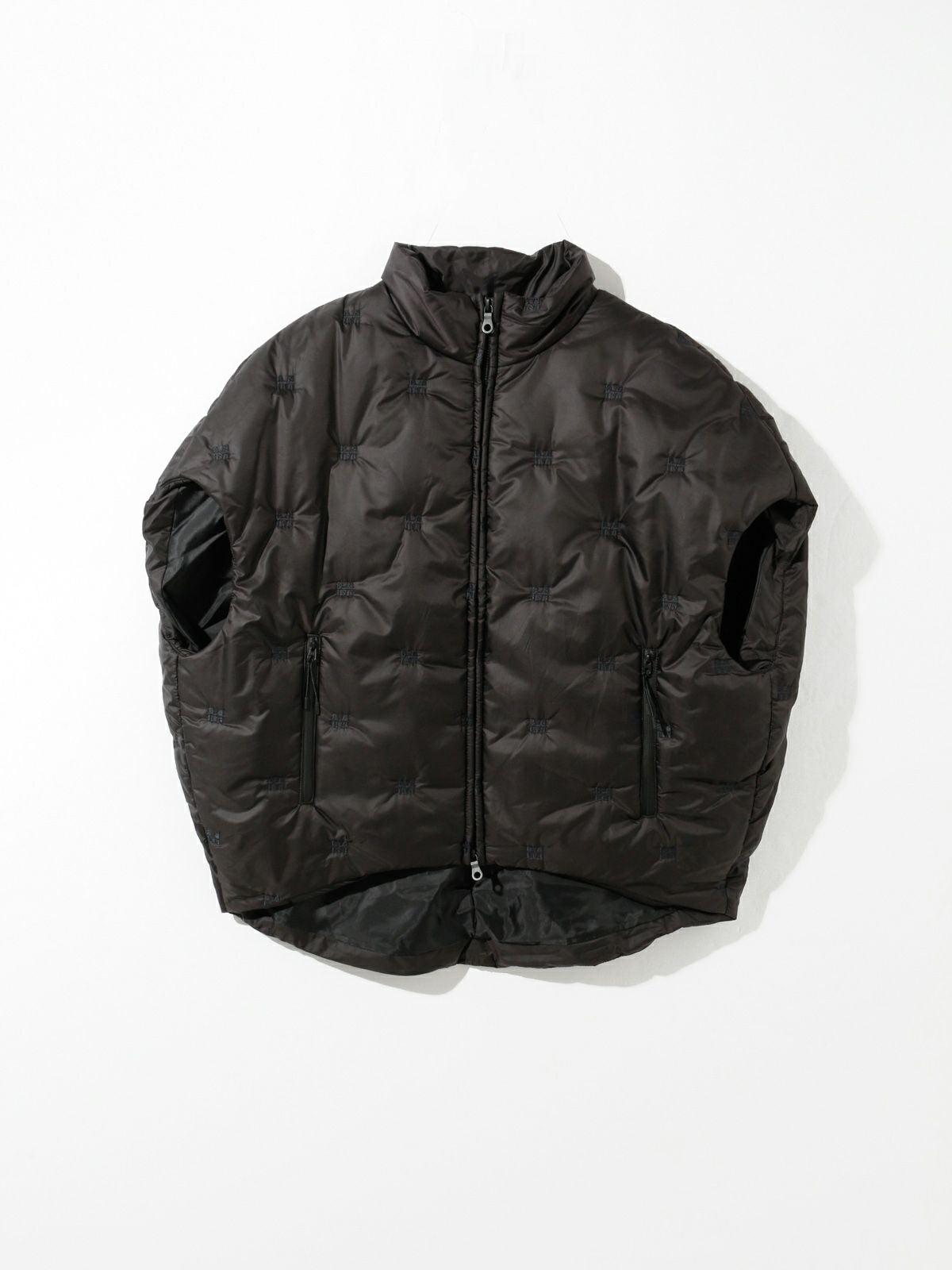 刺繍中綿ジップブルゾン(3-1182)