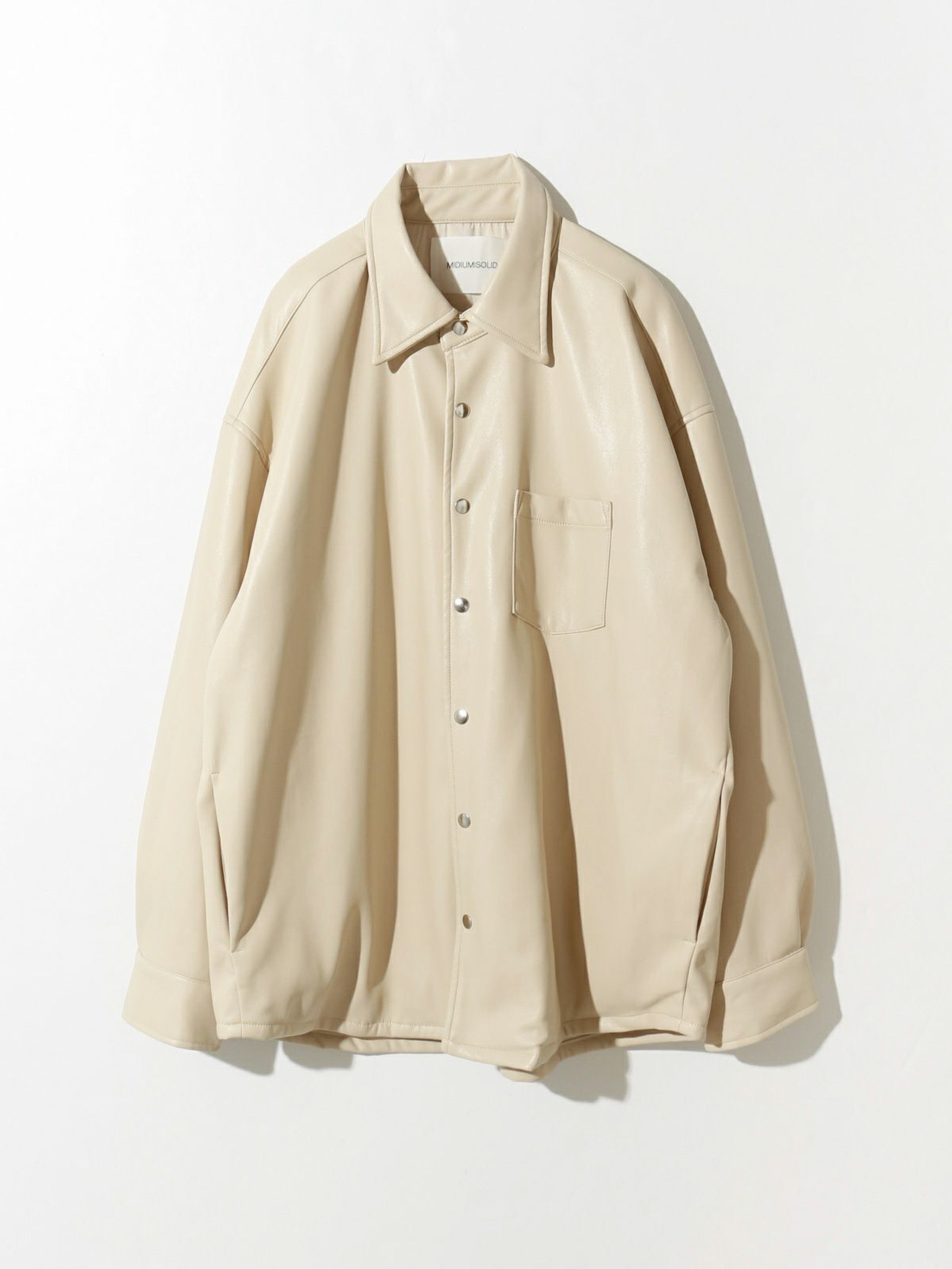 シンセティックレザージャケット(3-1185)