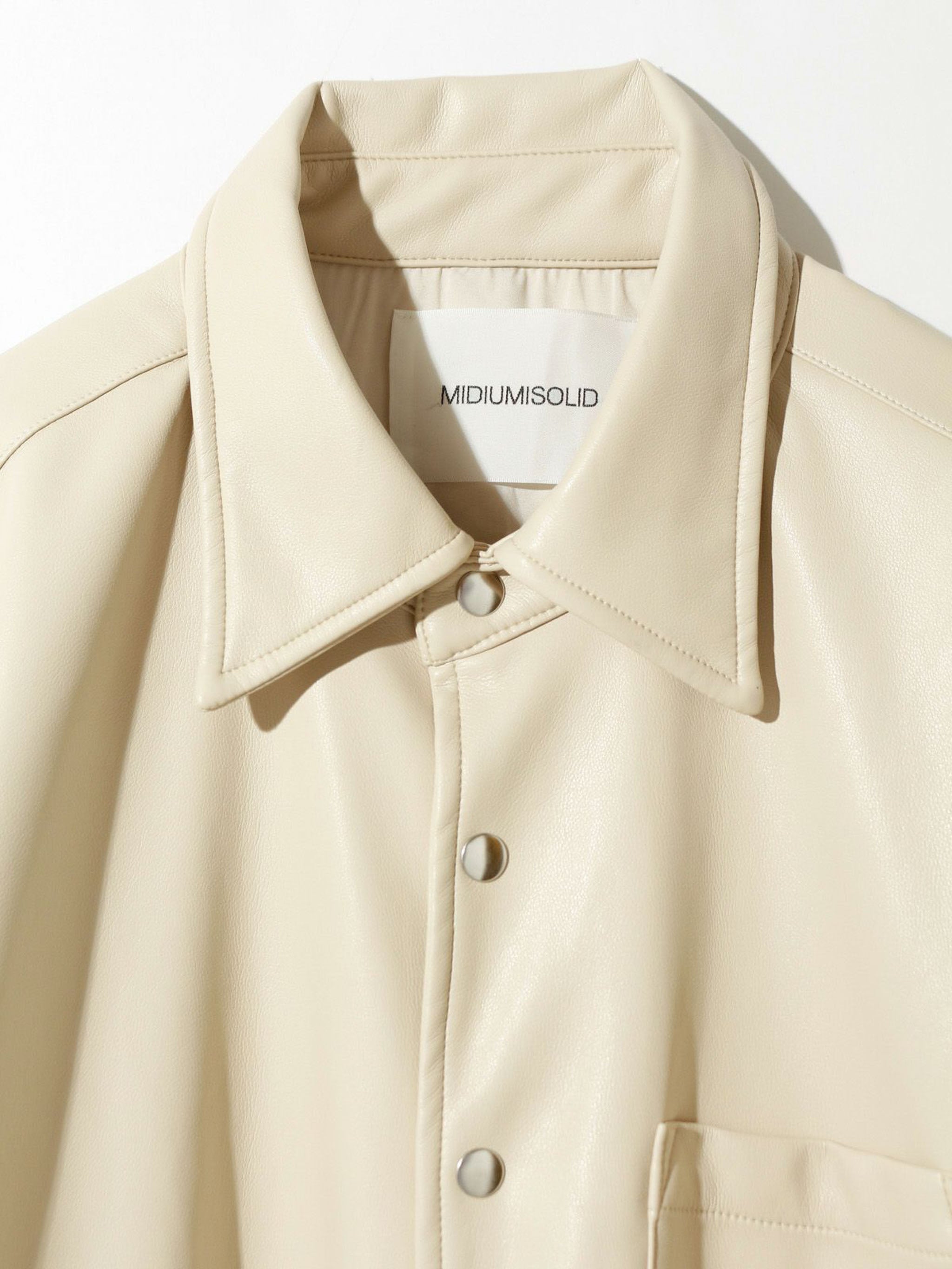 シンセティックレザージャケット(3-1185)