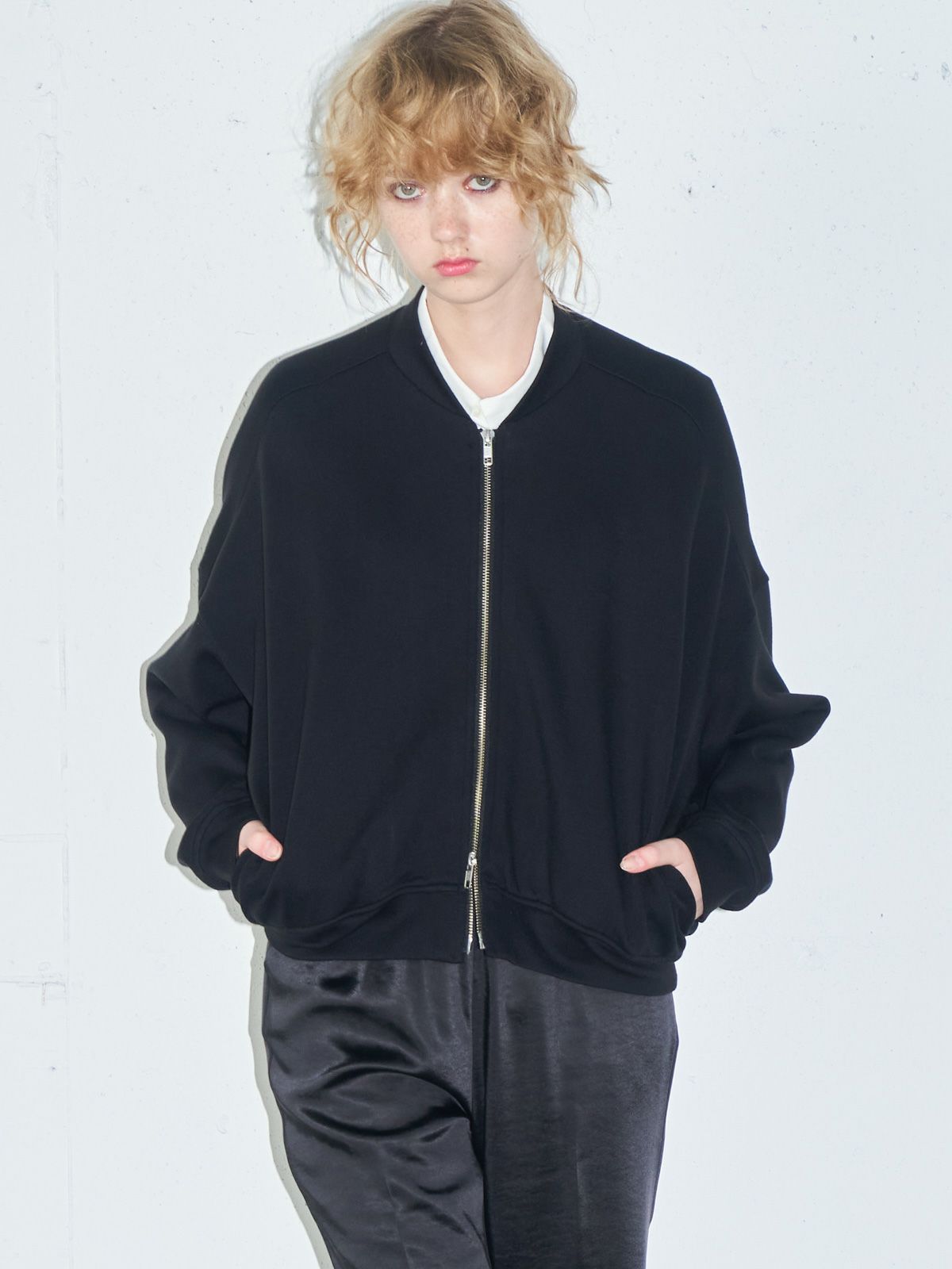 wide fit blouson(3-1192)